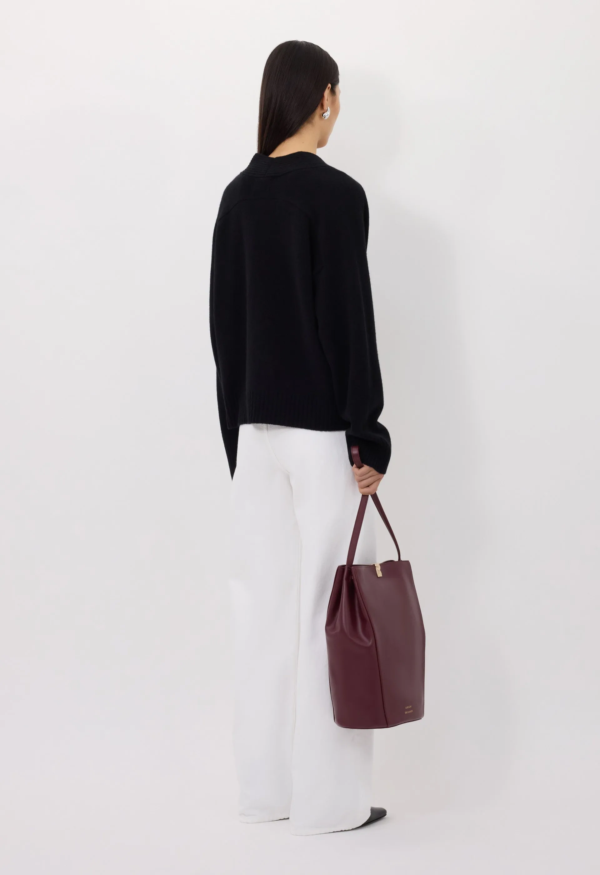 KAIA LDS Ribbed neckline cardigan sold by Loulou De Saison product image thumbnail 4