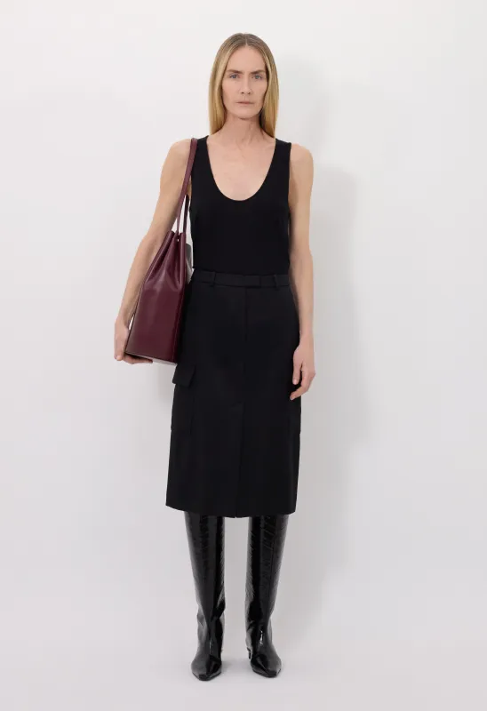 JASPER Cargo pockets skirt made by Loulou De Saison