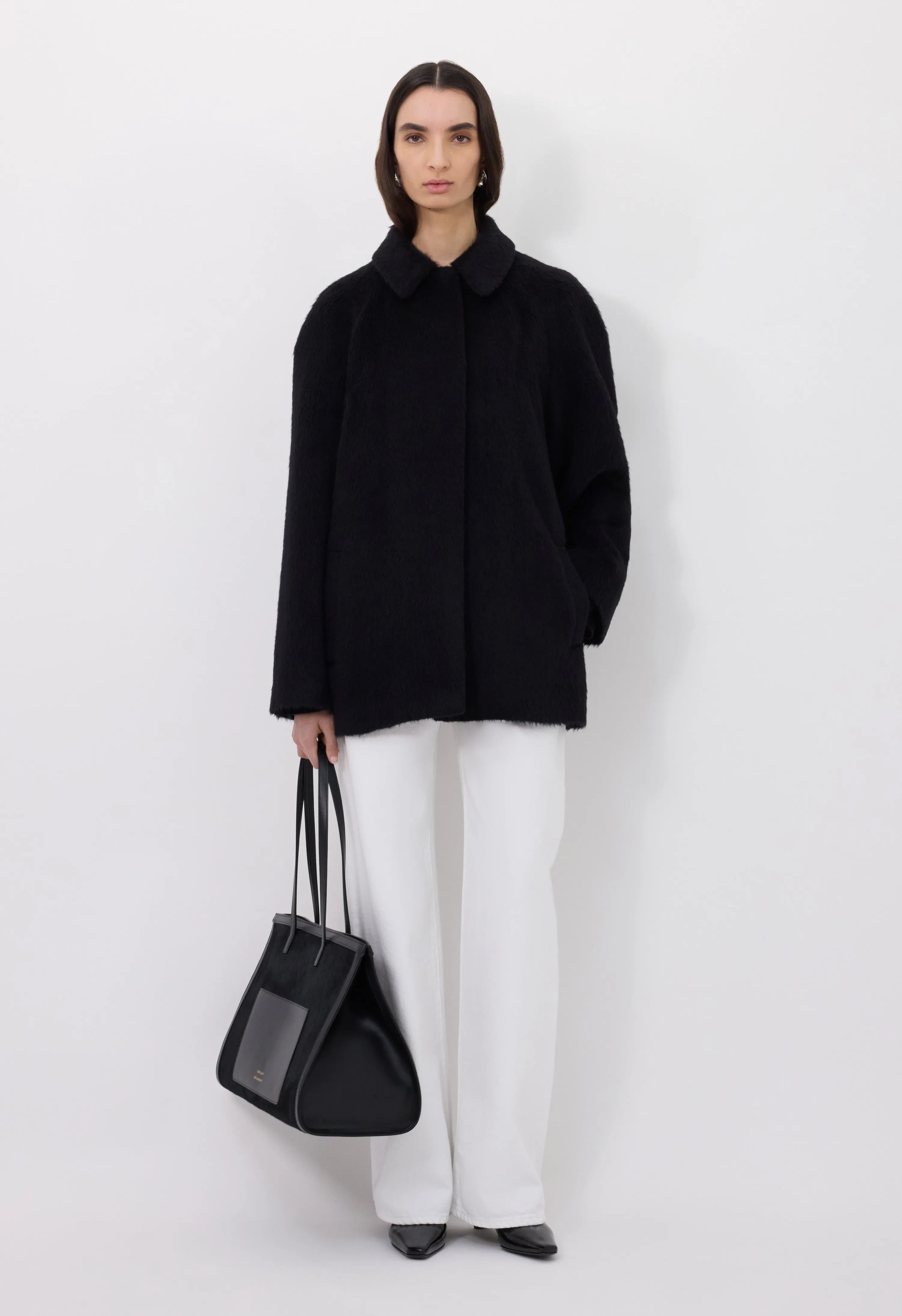 JAKOB Alpaca short coat sold by Loulou De Saison