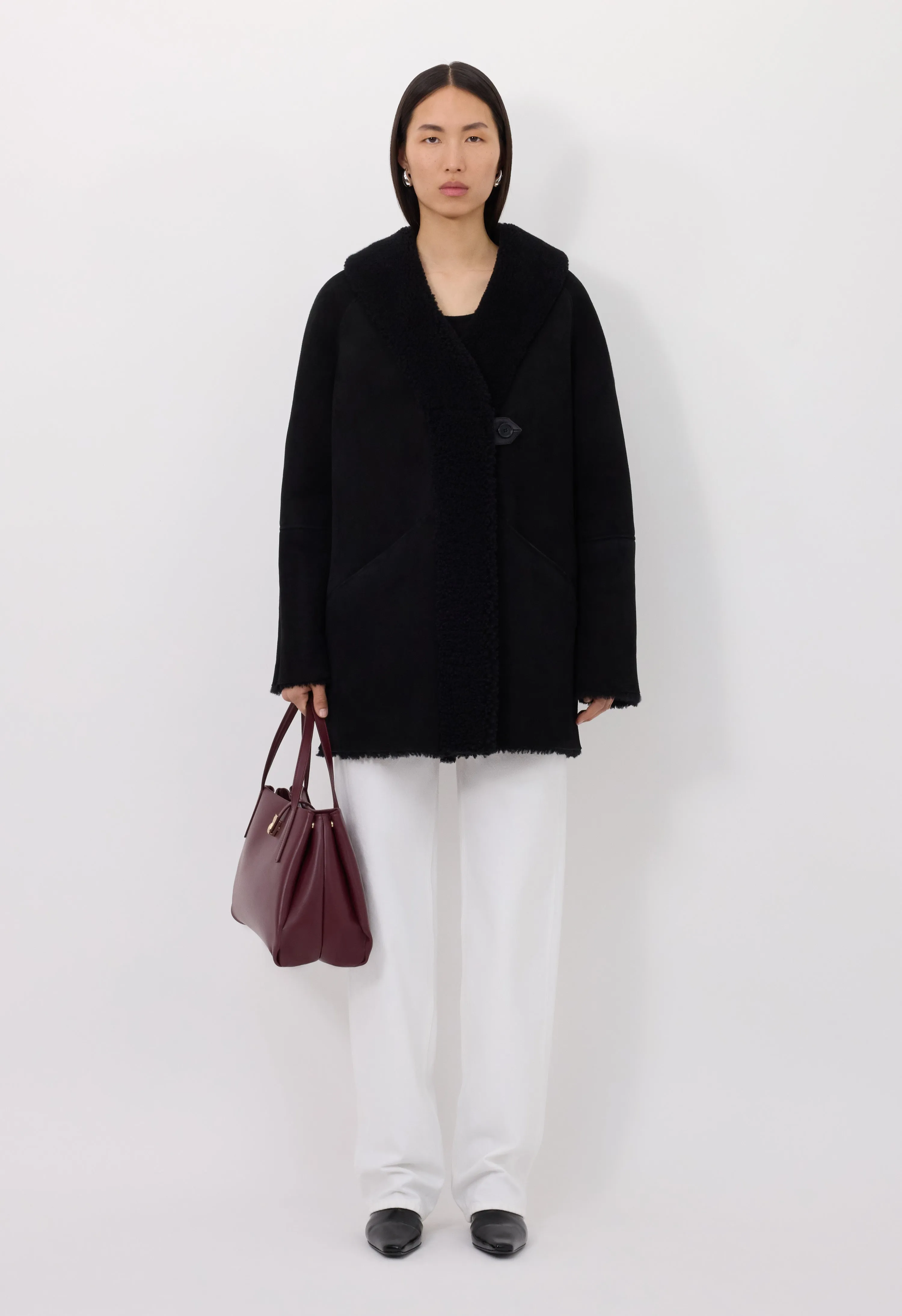 ISAK Shearling coat sold by Loulou De Saison