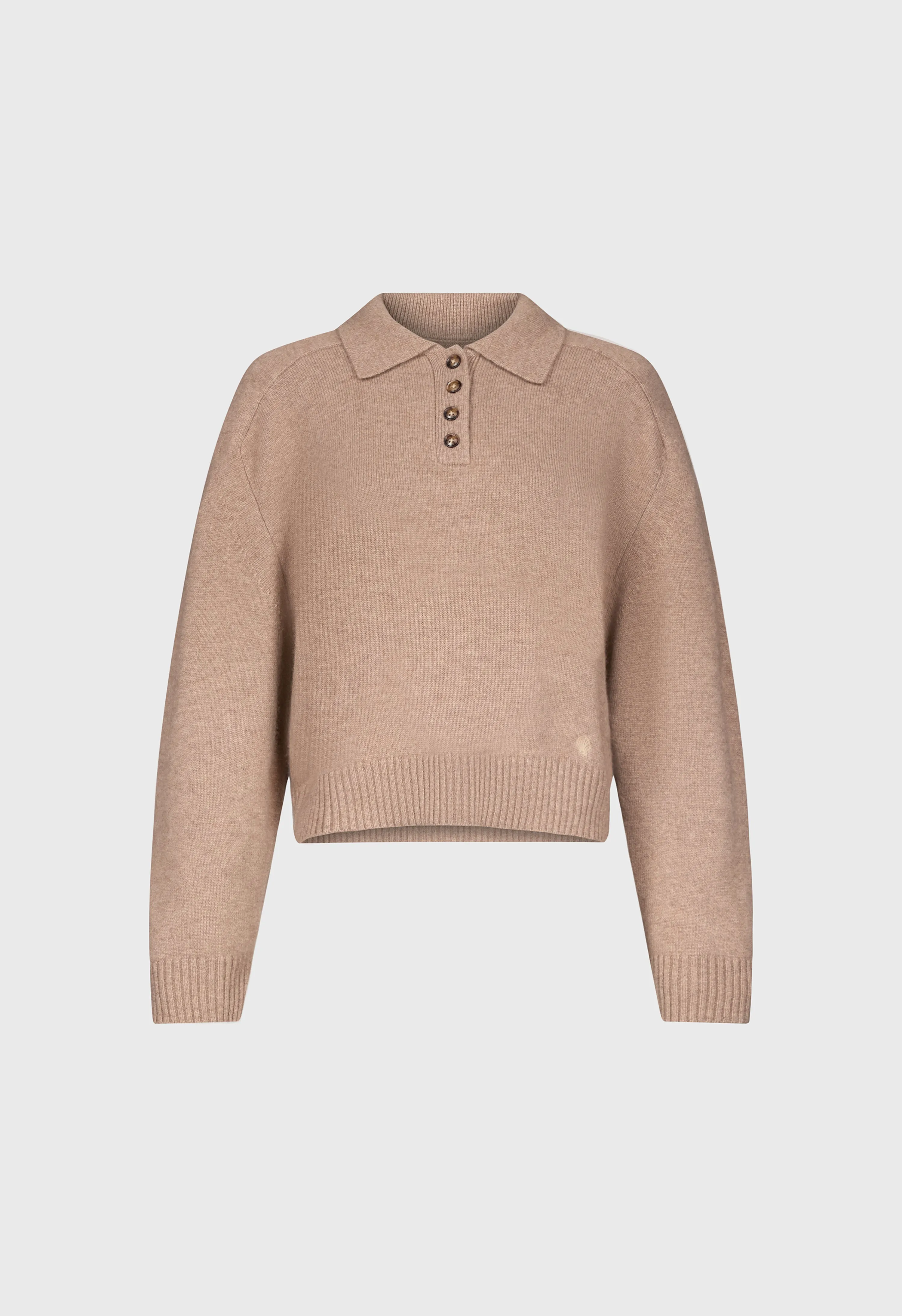 HOMERE LDS Cashmere polo sweater sold by Loulou De Saison product image thumbnail 2