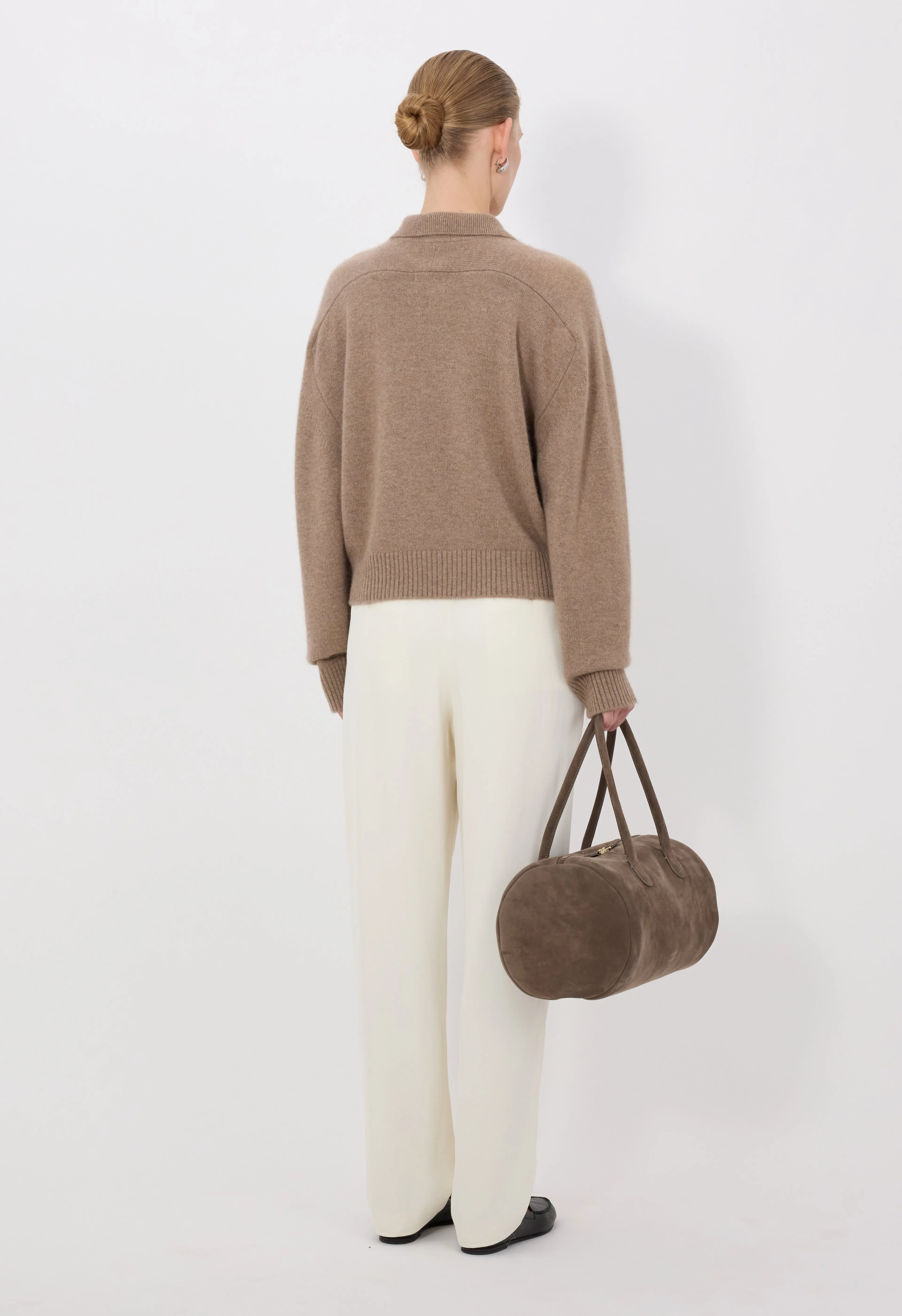 HOMERE LDS Cashmere polo sweater sold by Loulou De Saison product image thumbnail 5