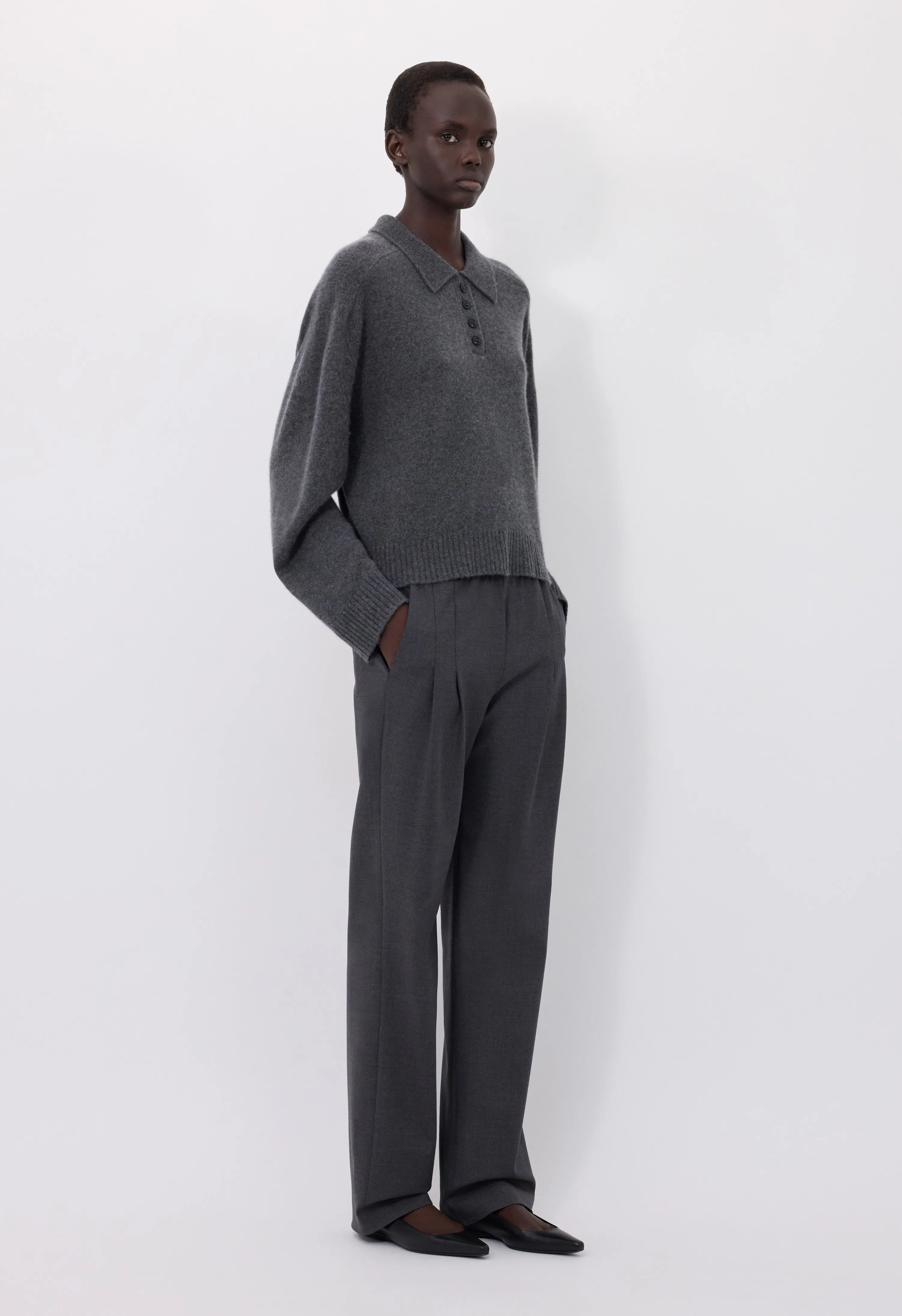 HOMERE LDS Cashmere polo sold by Loulou De Saison product image thumbnail 3