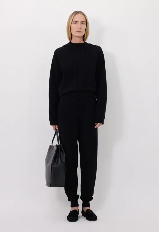 HESPERO LDS Cashmere French terry joggers made by Loulou De Saison