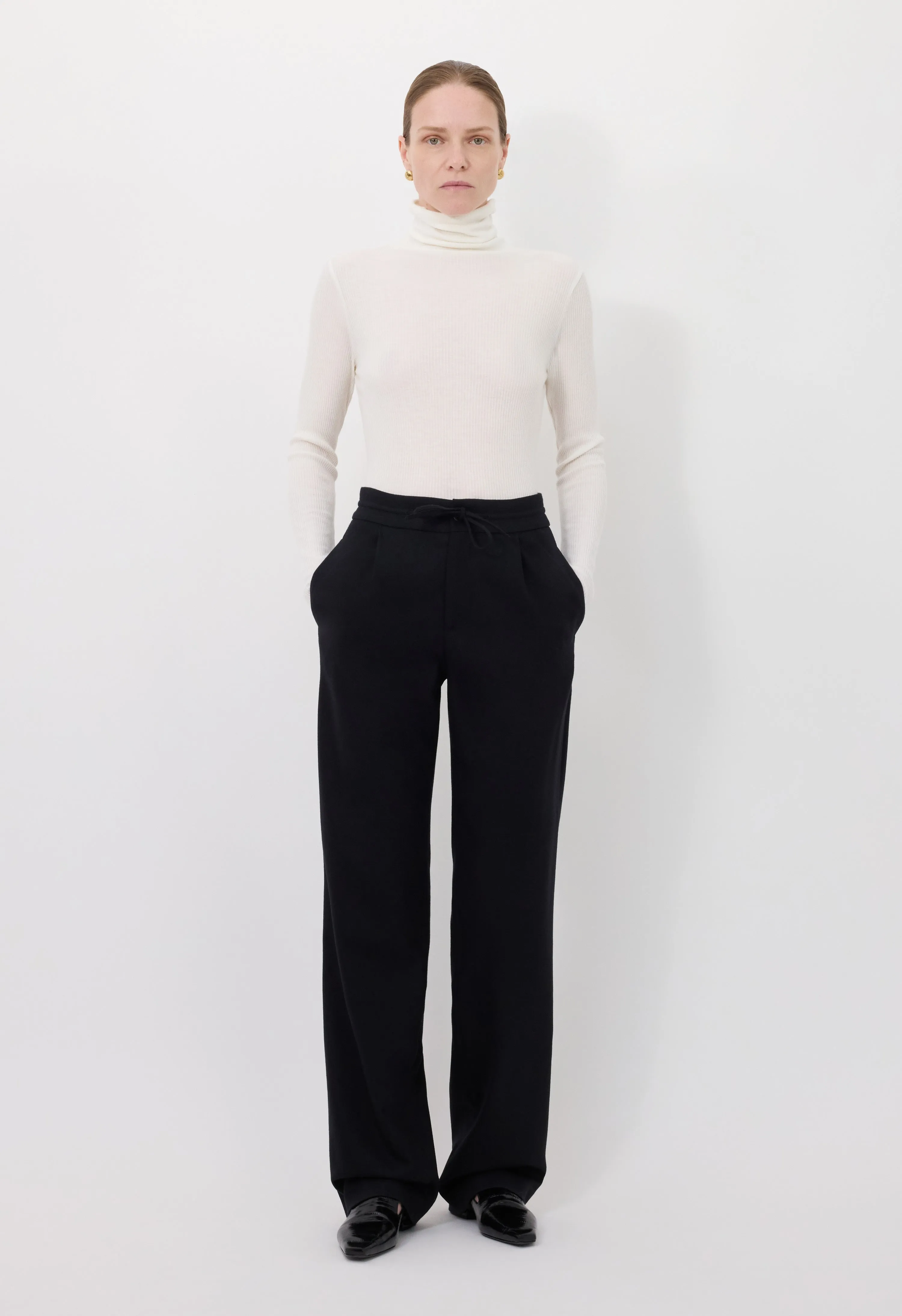 HARLEM Flannel trousers sold by Loulou De Saison