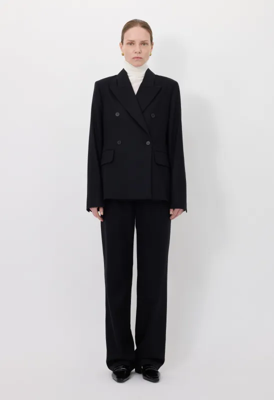 GINA Double breasted flannel jacket sold by Loulou De Saison