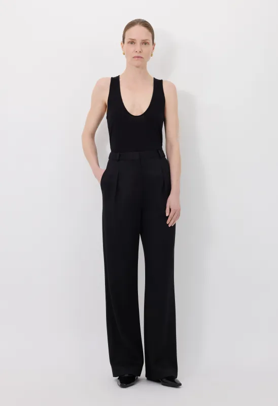 GARBO Wool blend trousers made by Loulou De Saison