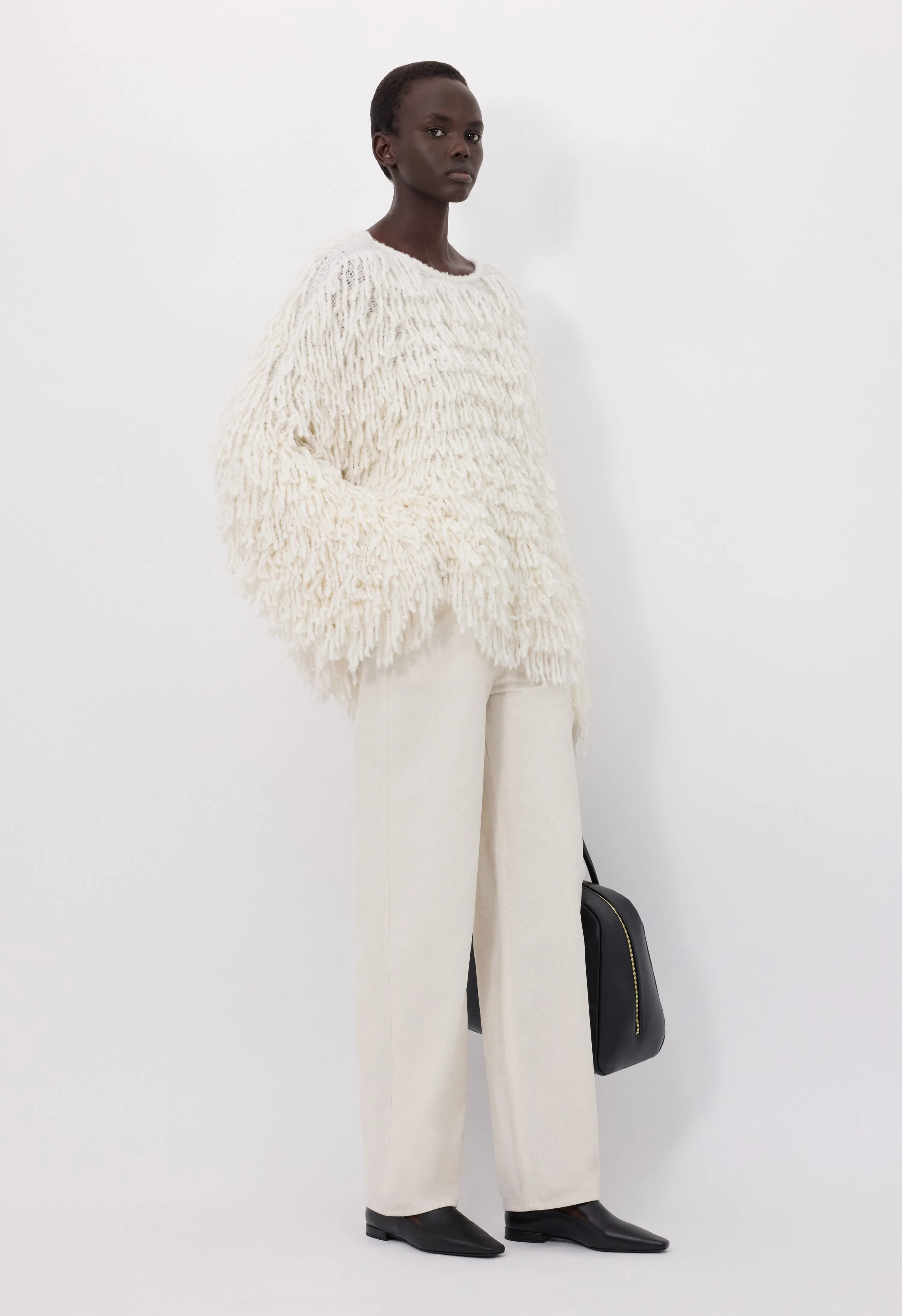 GABIN Alpaca fringes sweater sold by Loulou De Saison product image thumbnail 3