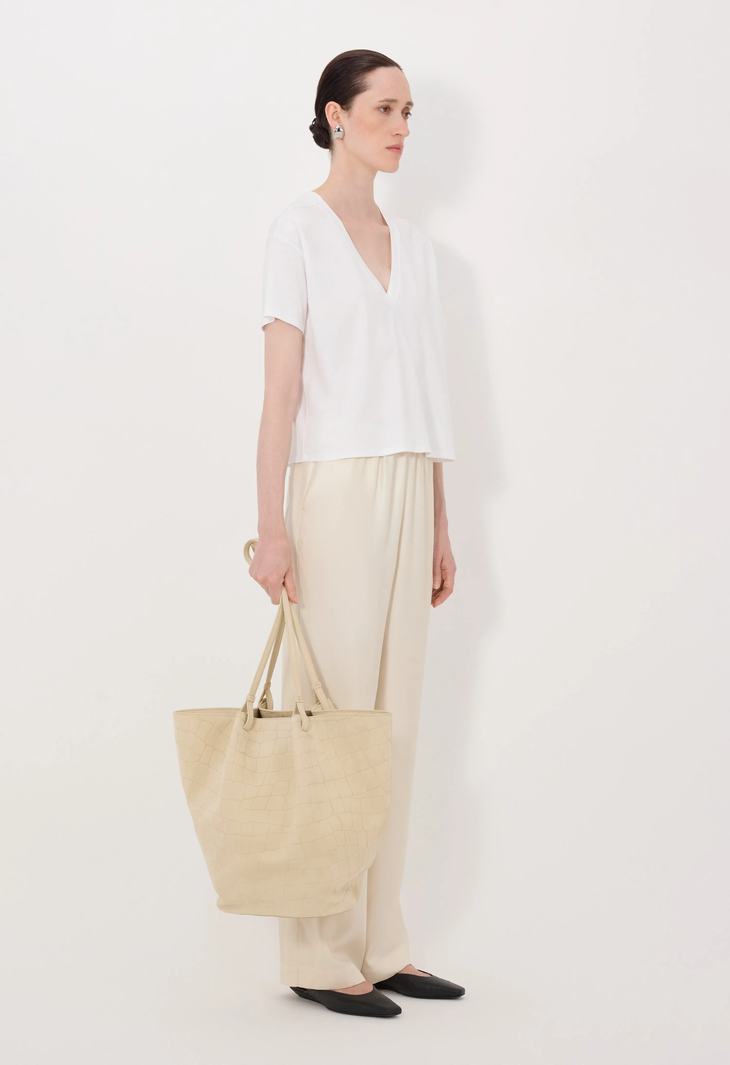 FAAA LDS V neck T-shirt sold by Loulou De Saison product image thumbnail 3