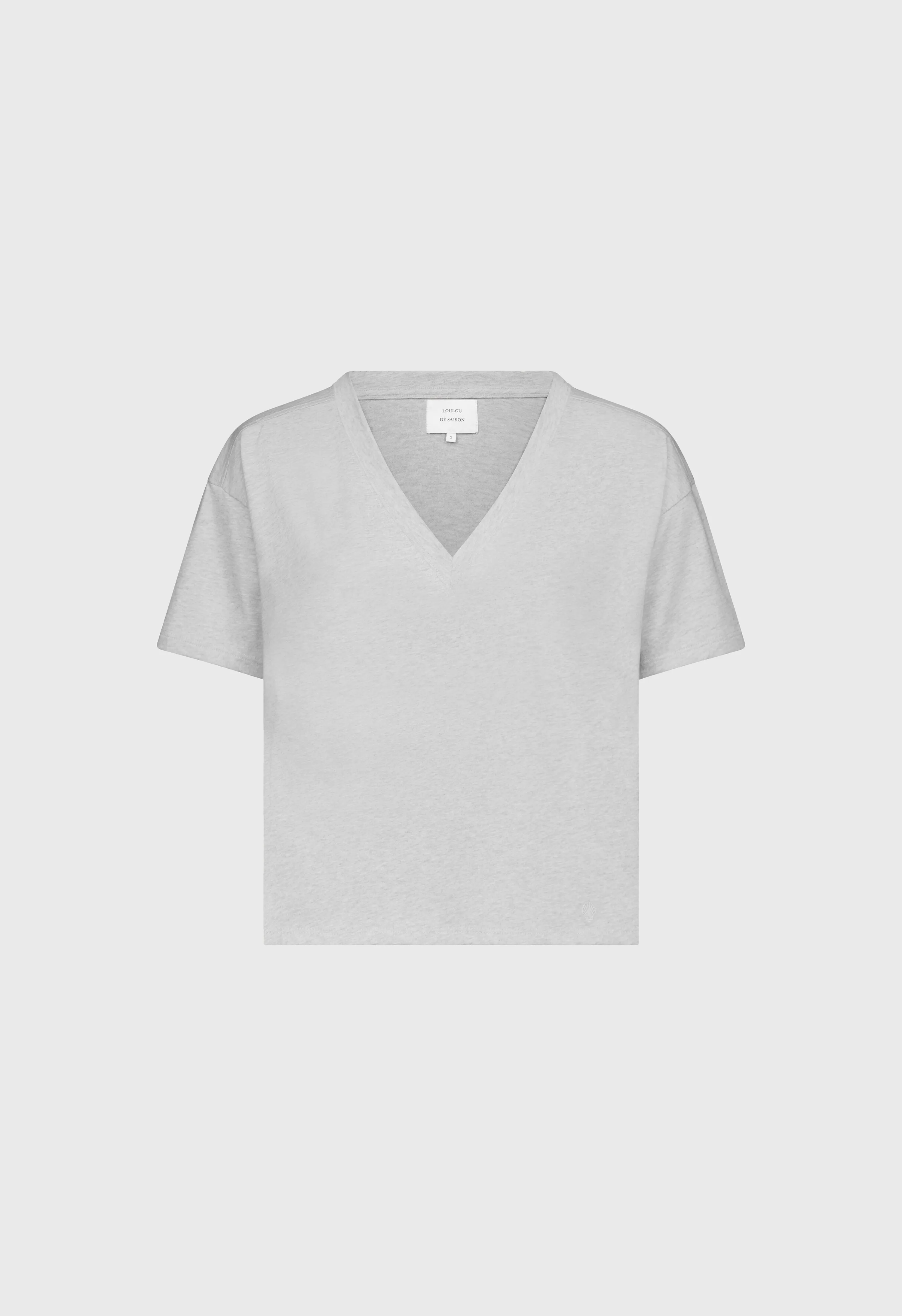 FAAA LDS V neck T-shirt sold by Loulou De Saison product image thumbnail 2