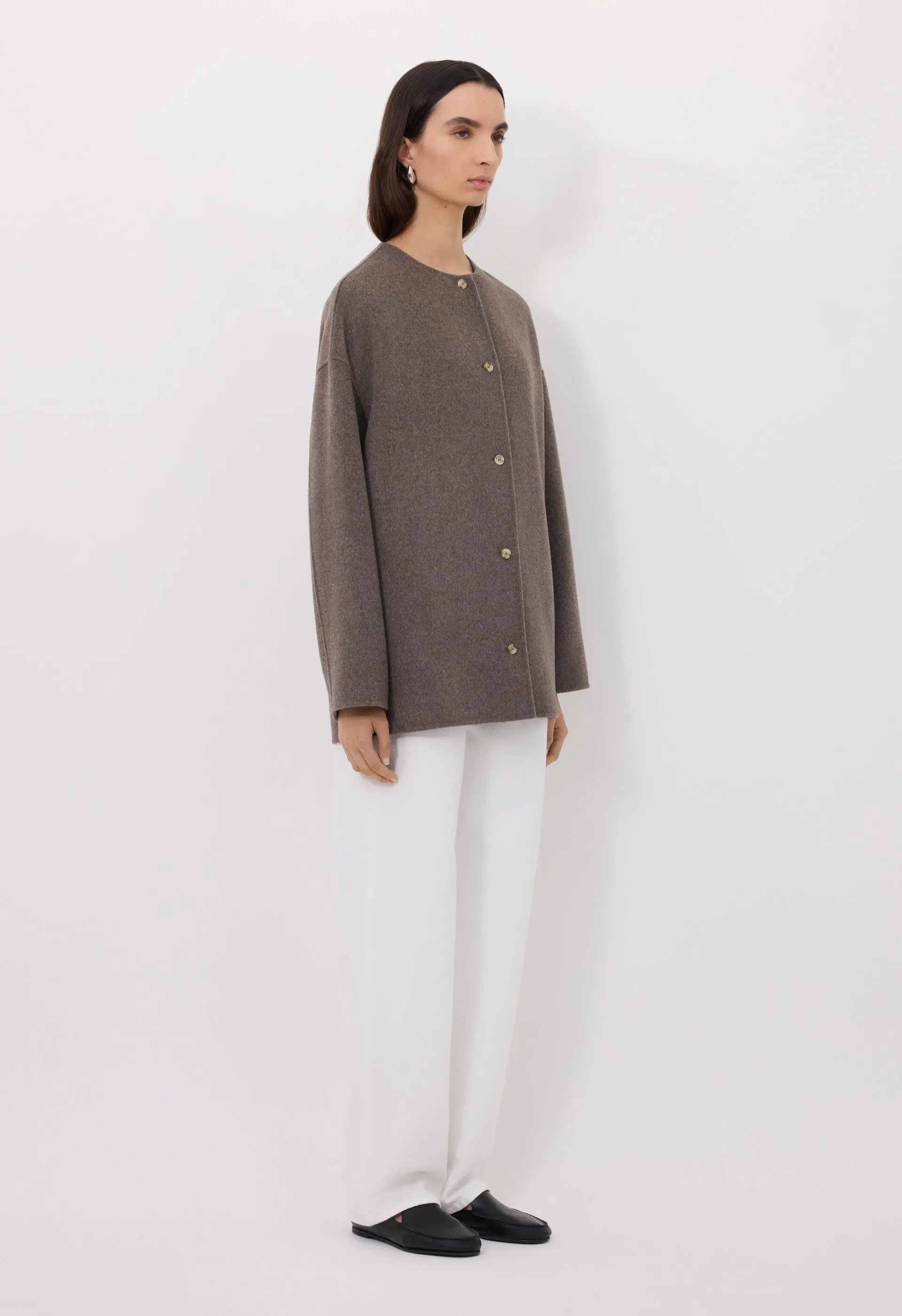 DUNNE Wool drap short coat sold by Loulou De Saison product image thumbnail 3