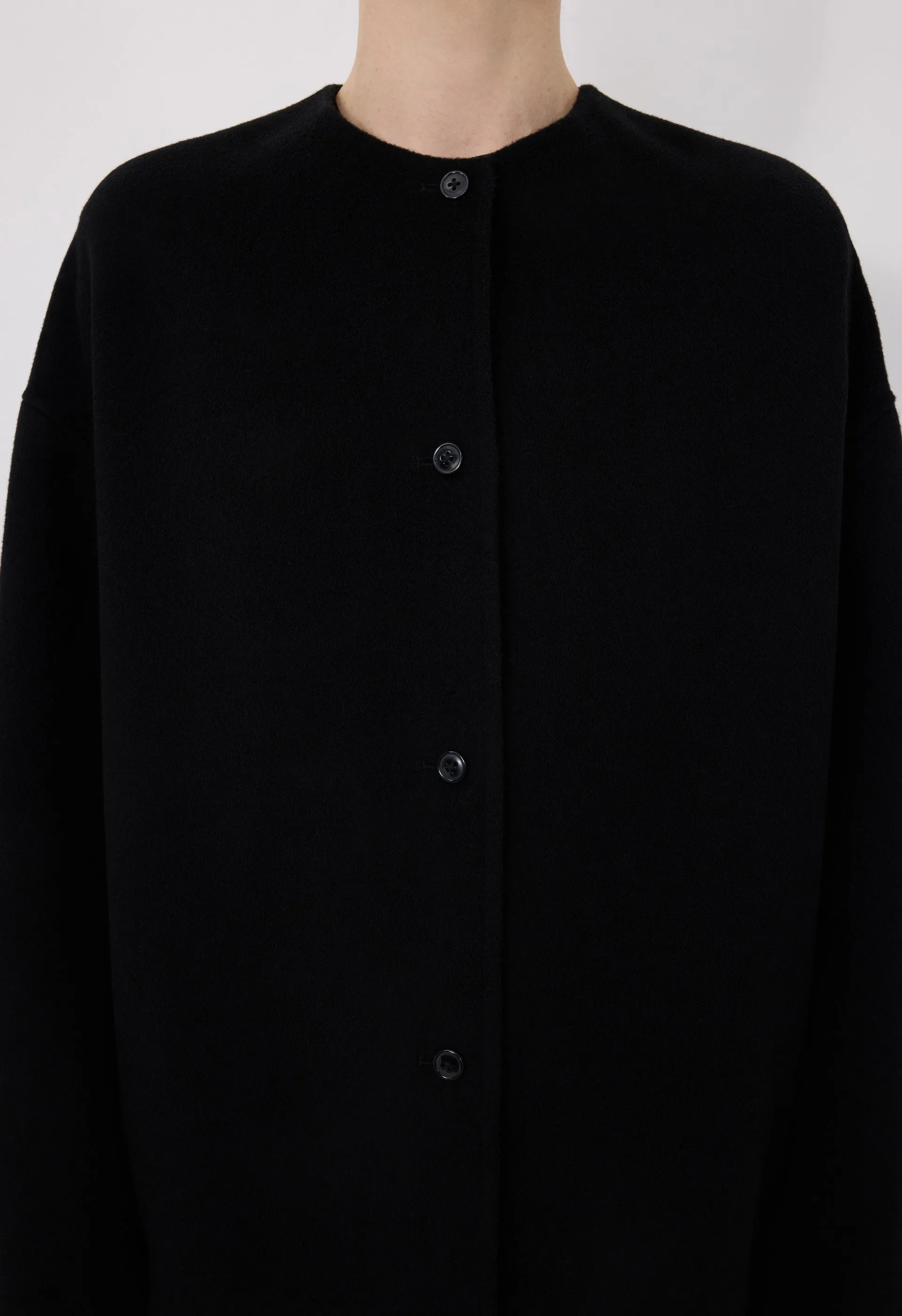 DUNNE Wool drap short coat sold by Loulou De Saison product image thumbnail 4