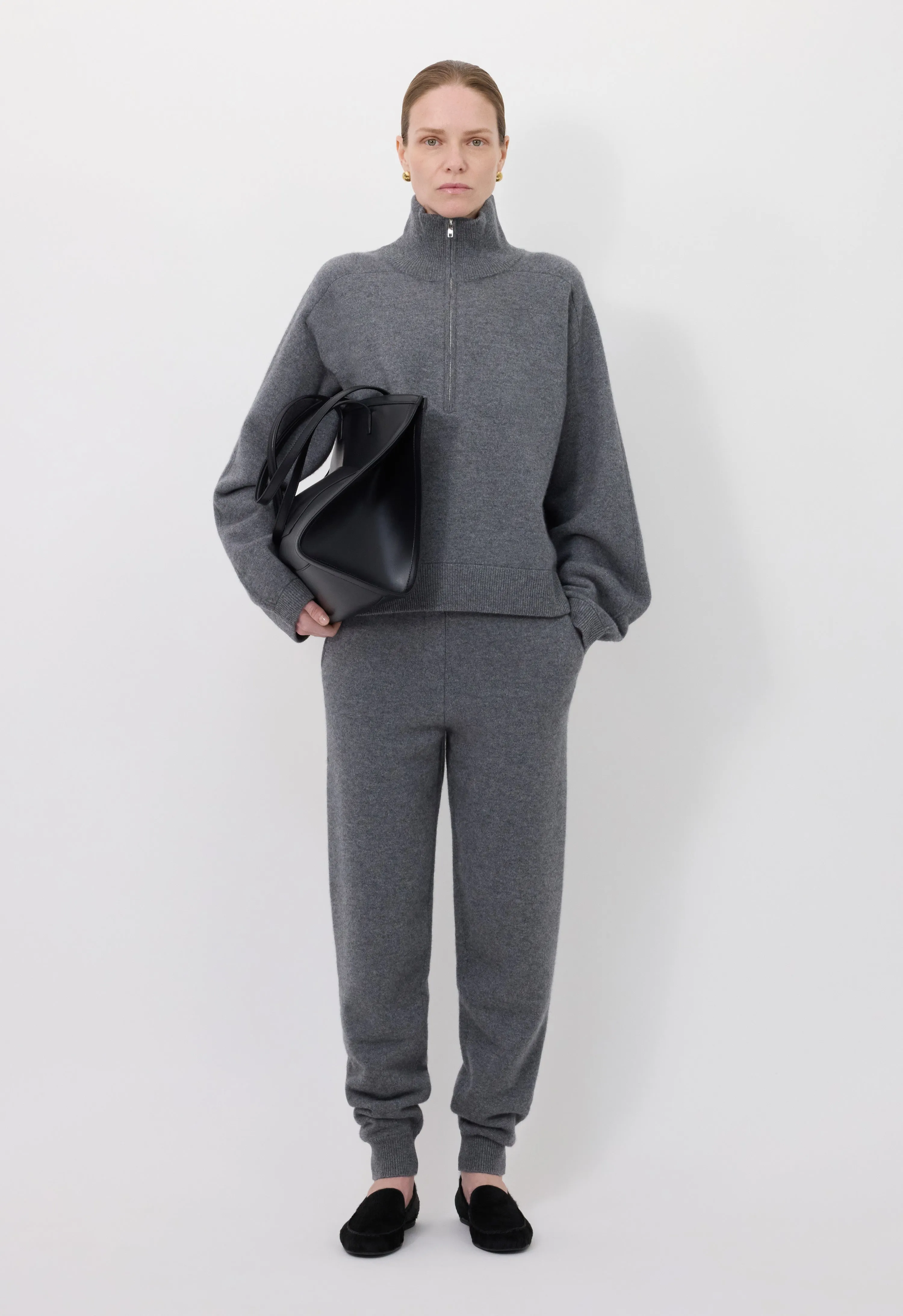 DRIES Cashmere zipped sweater sold by Loulou De Saison