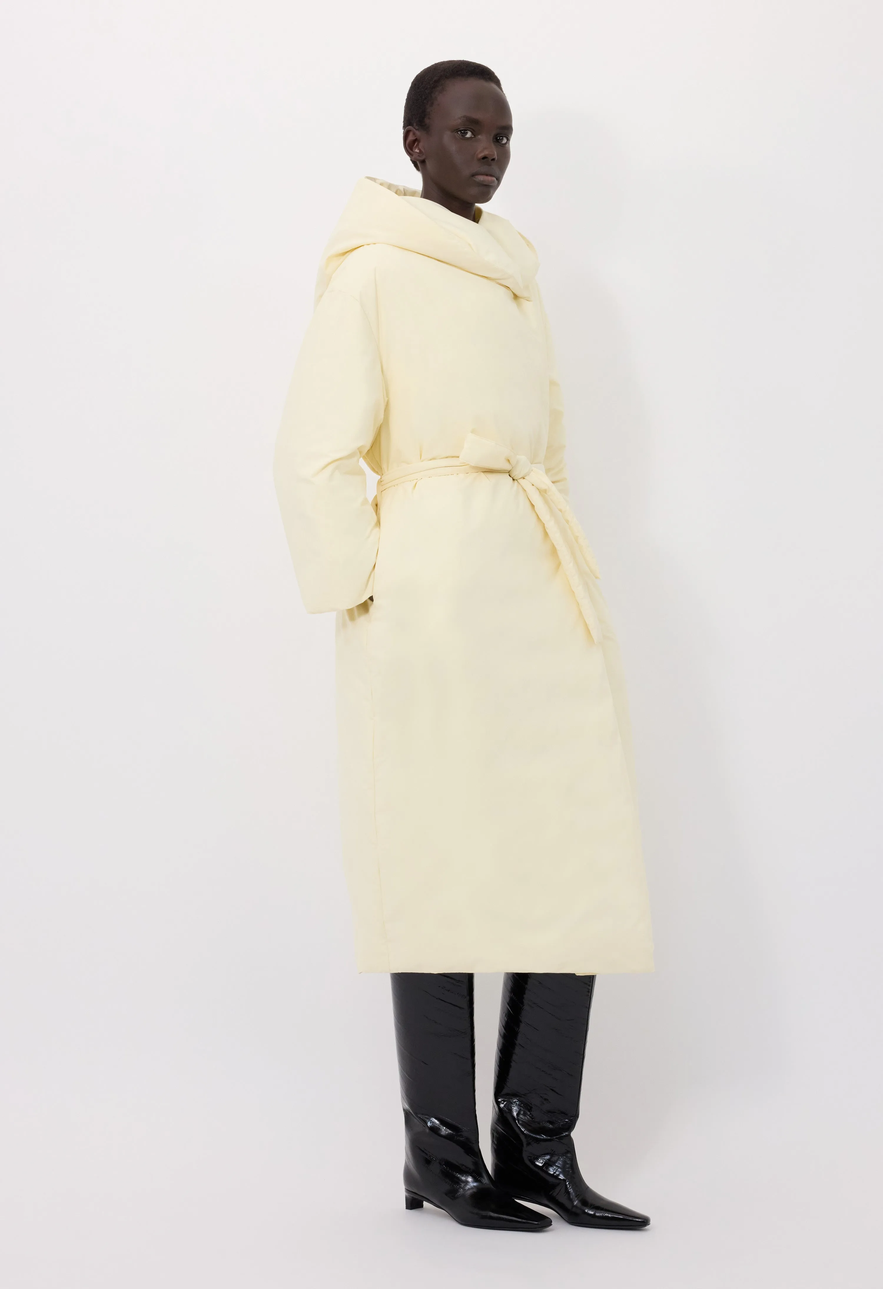 DORIS LDS Long quilted coat sold by Loulou De Saison product image thumbnail 3
