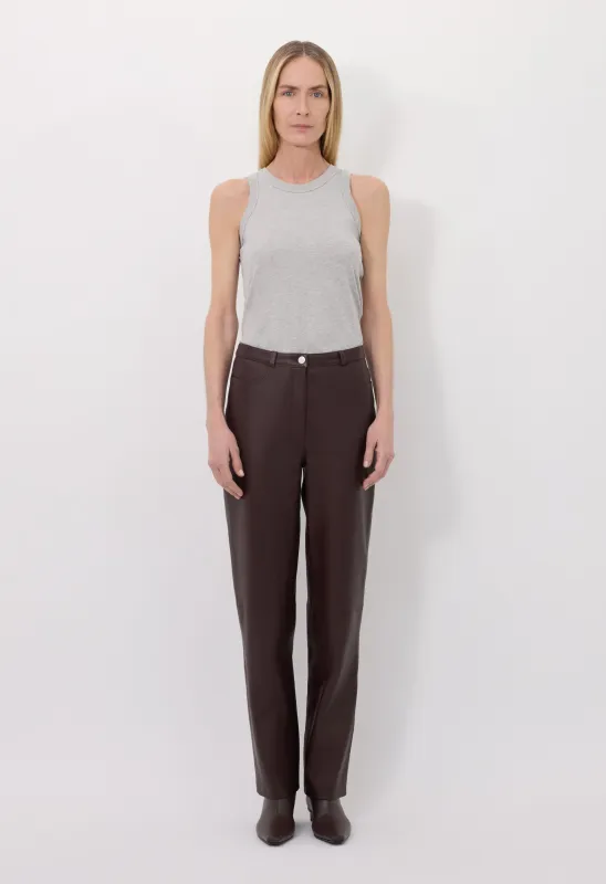 COBE Leather trousers made by Loulou De Saison