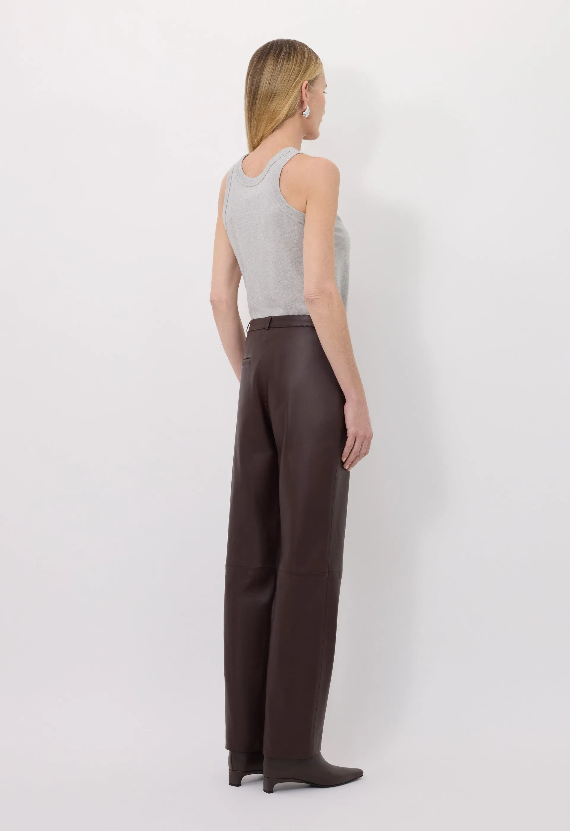 COBE Leather trousers sold by Loulou De Saison product image thumbnail 5
