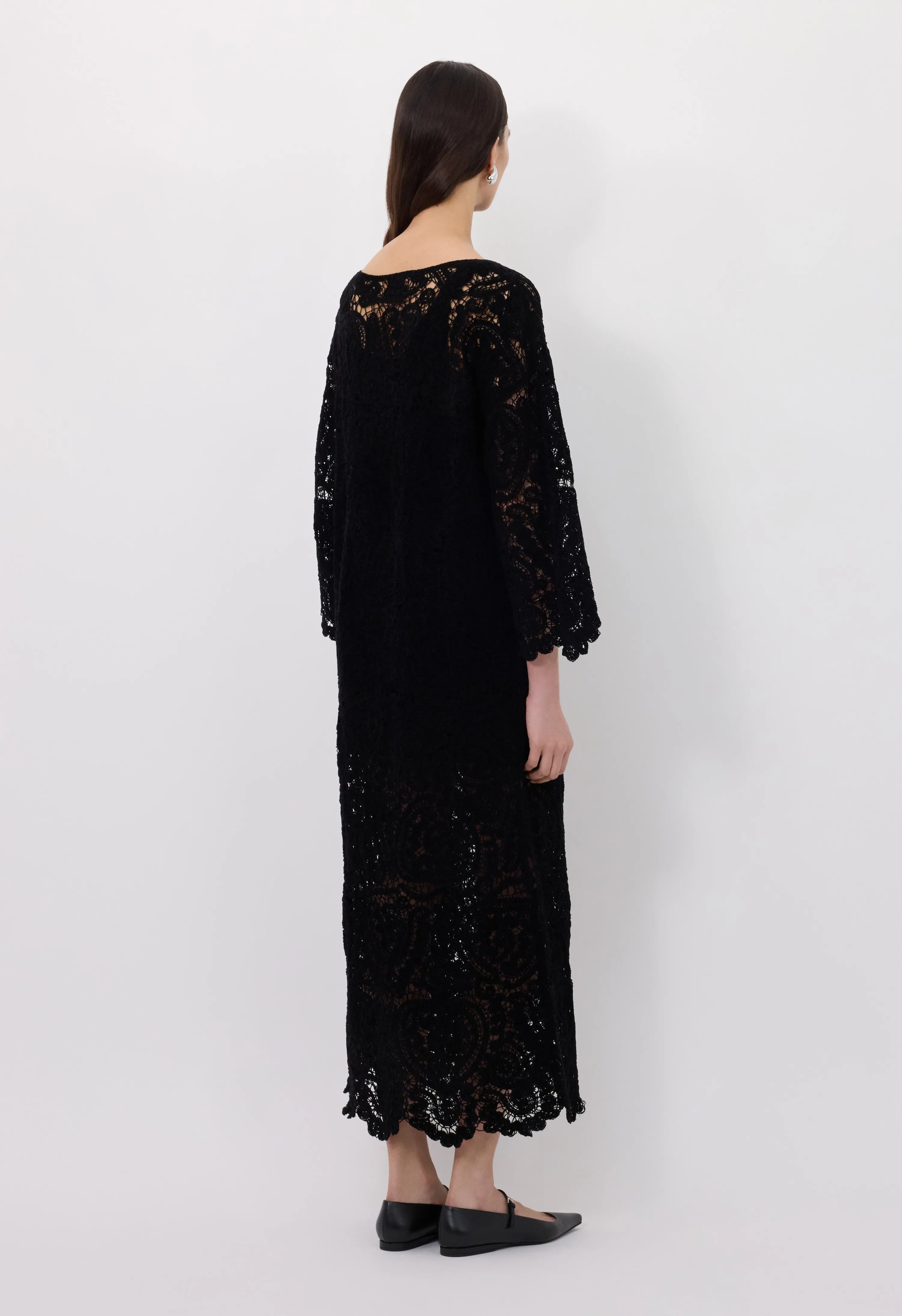 CIKO Velvet silk knit dress sold by Loulou De Saison product image thumbnail 5