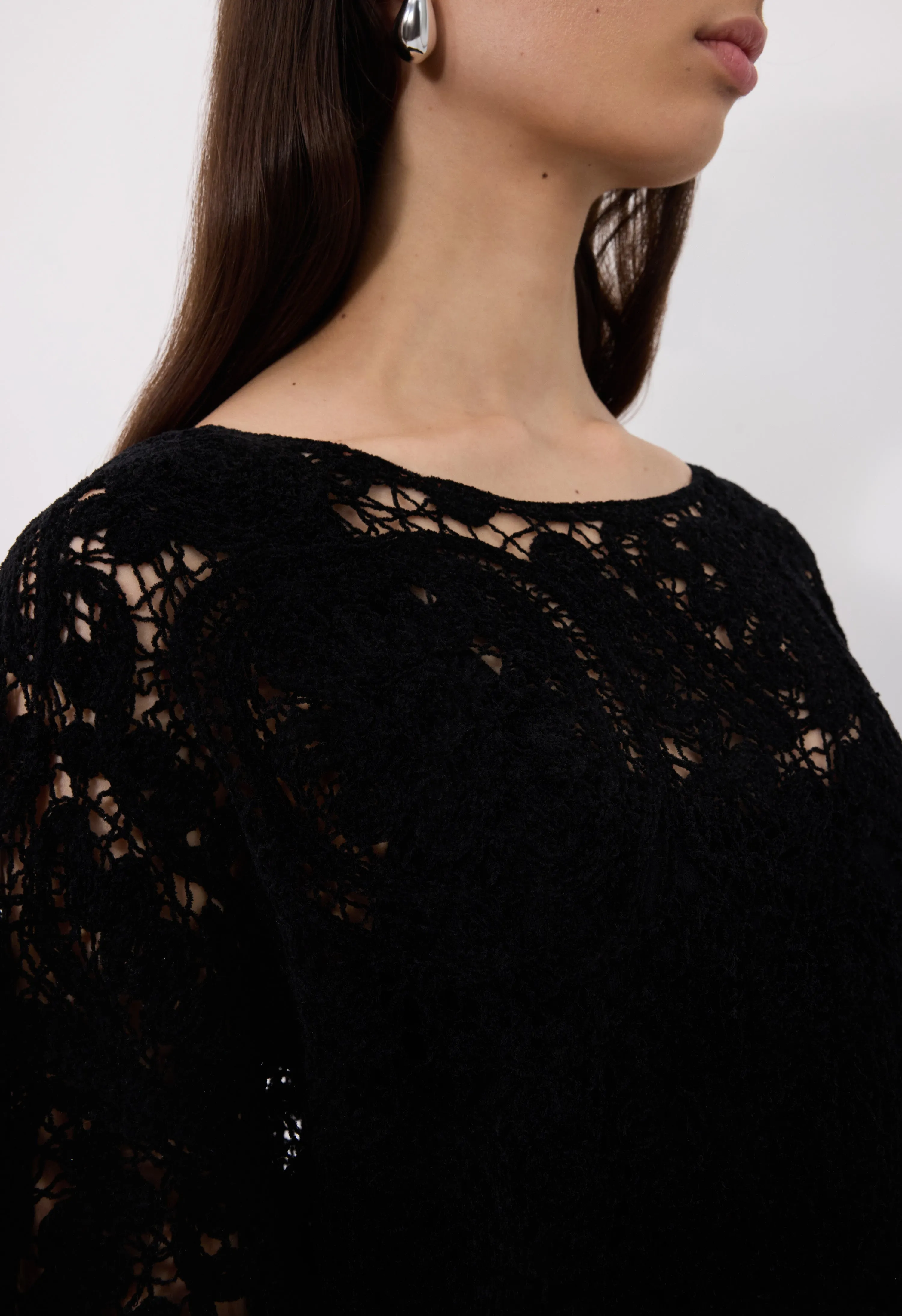 CIKO Velvet silk knit dress sold by Loulou De Saison product image thumbnail 4