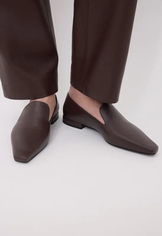 CAROLE LDS Leather loafers sold by Loulou De Saison