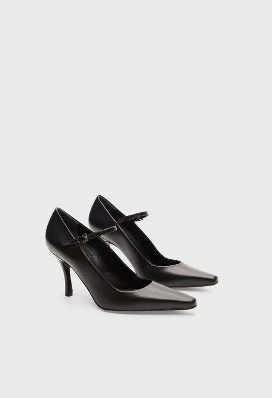 CAREY Leather pumps made by Loulou De Saison