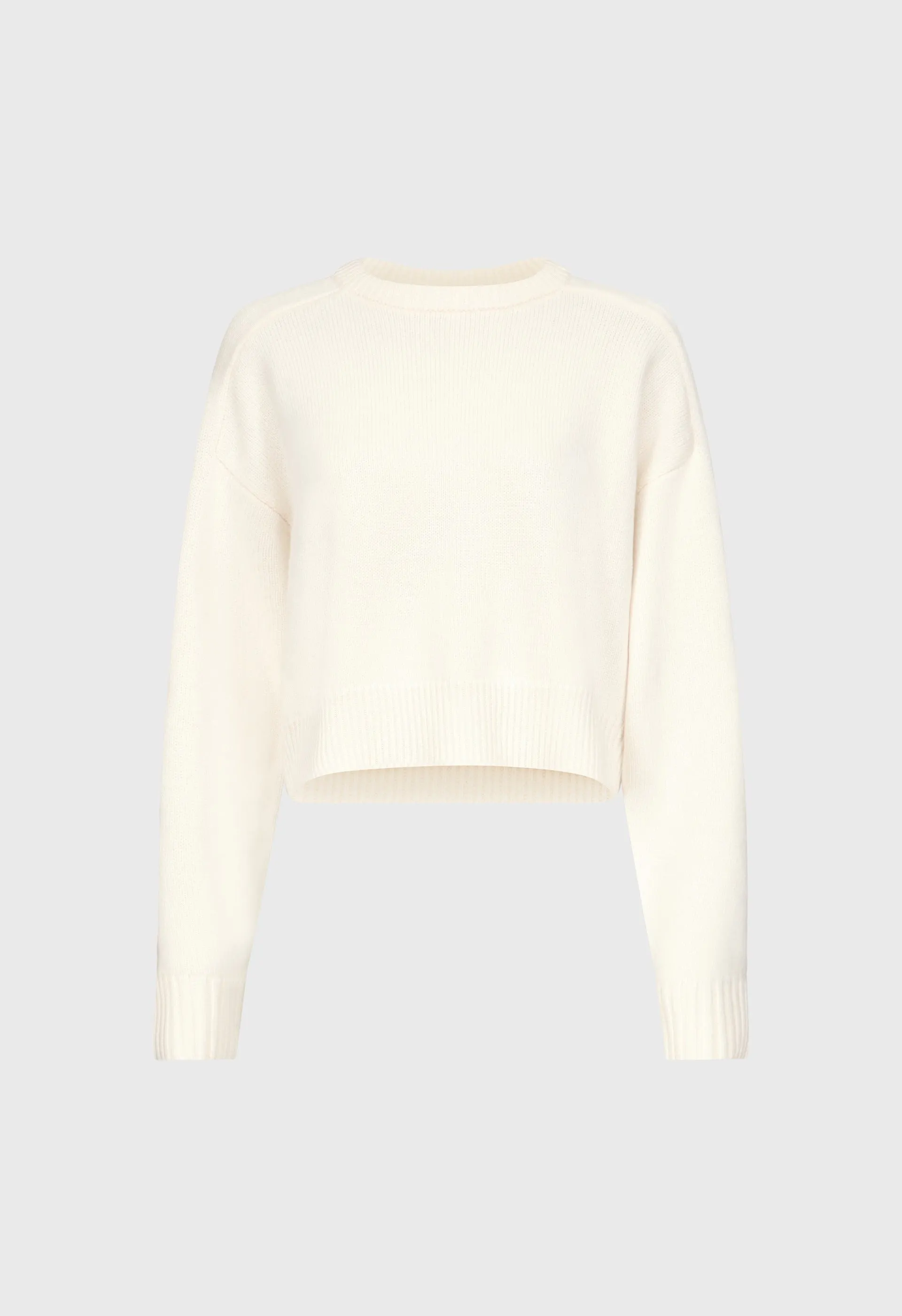 BRUZZI LDS Cropped wool cashmere sweater sold by Loulou De Saison product image thumbnail 2