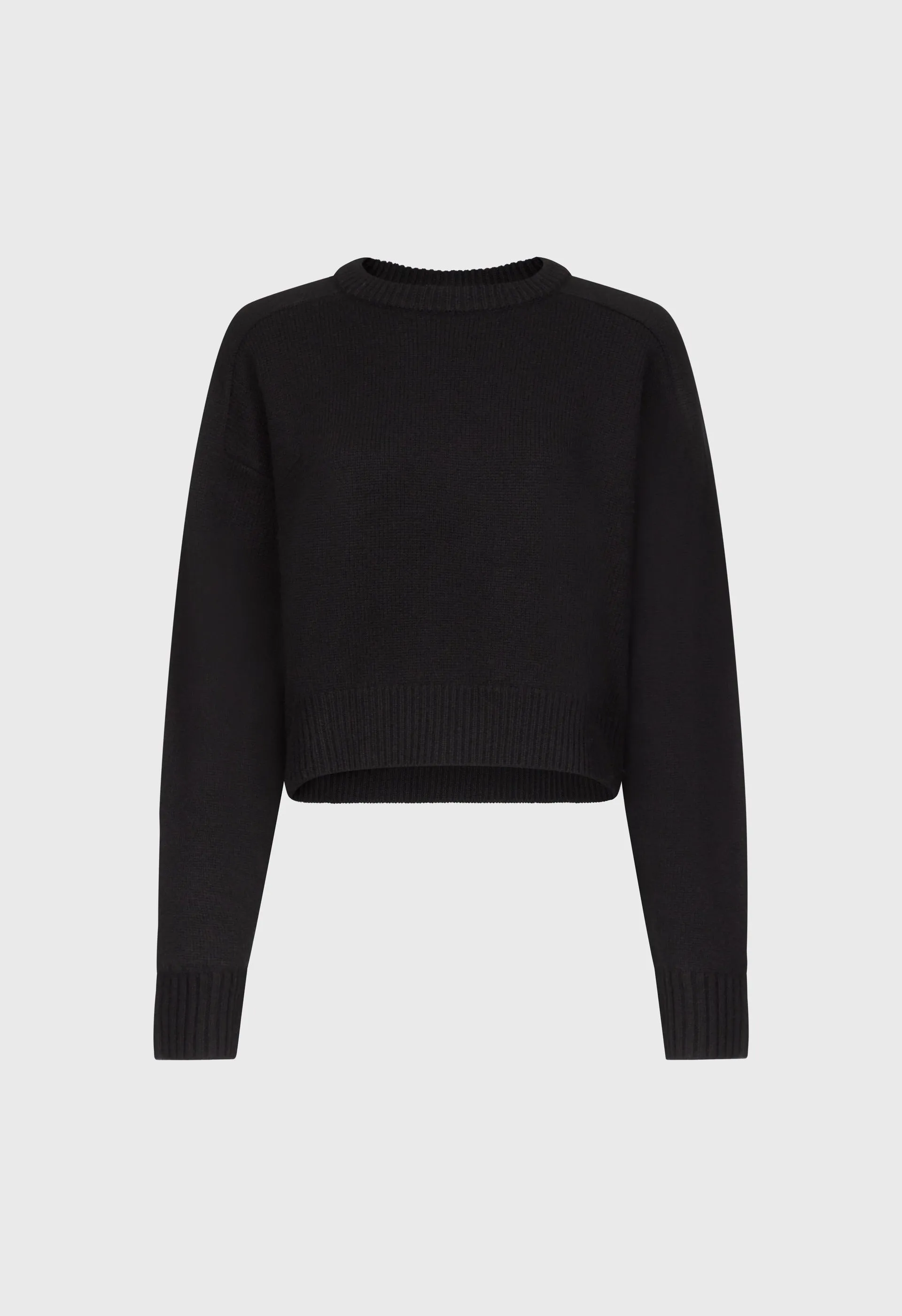 BRUZZI LDS Cropped wool cashmere sweater sold by Loulou De Saison product image thumbnail 2