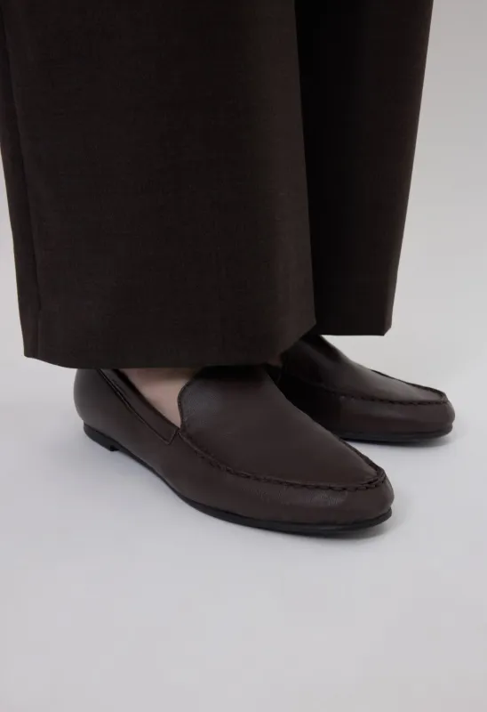 BOROS Nappa leather loafers sold by Loulou De Saison