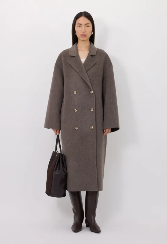 BORNEO LDS Wool drap coat sold by Loulou De Saison