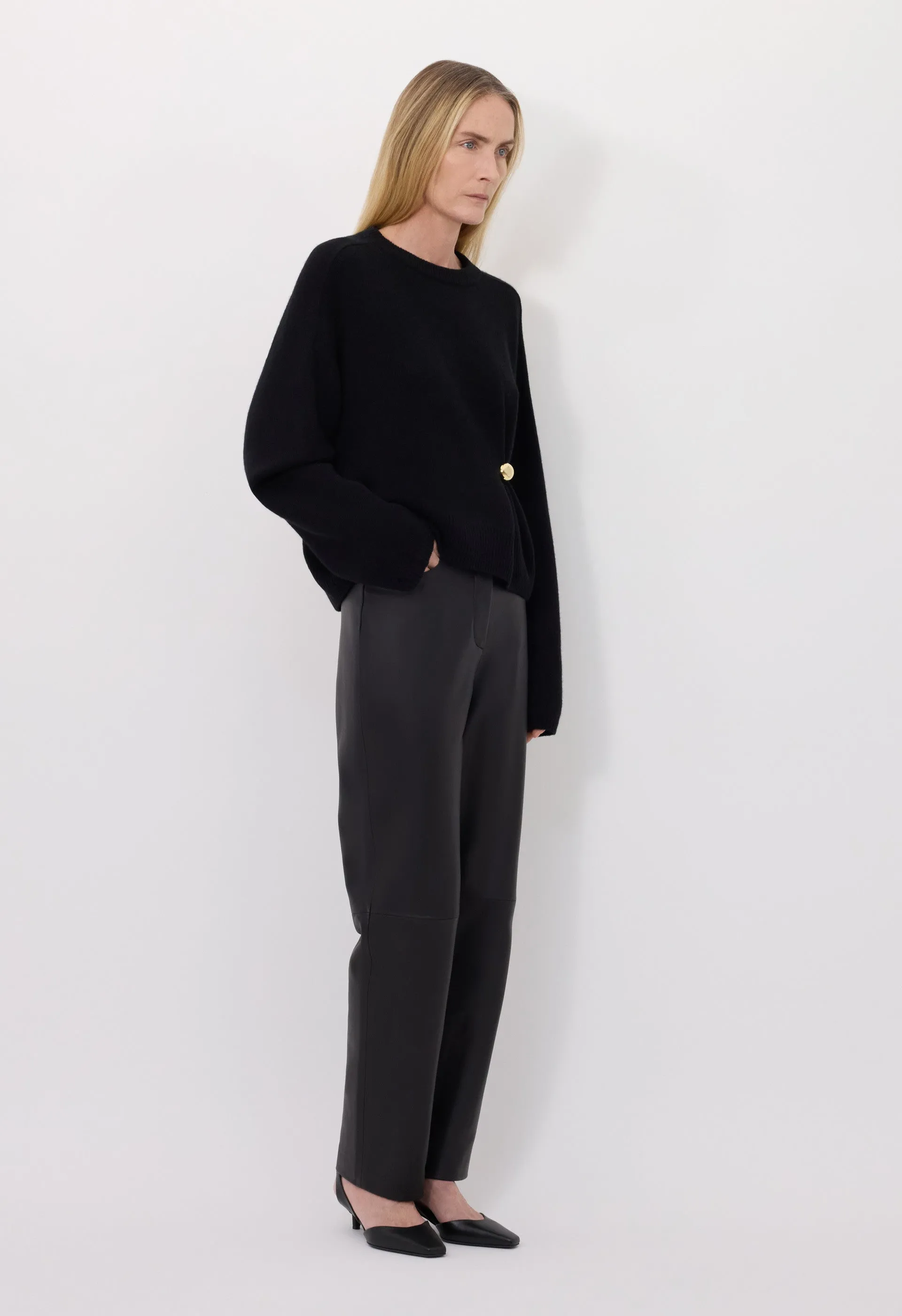 BILL Metal ornament cashmere sweater sold by Loulou De Saison product image thumbnail 3