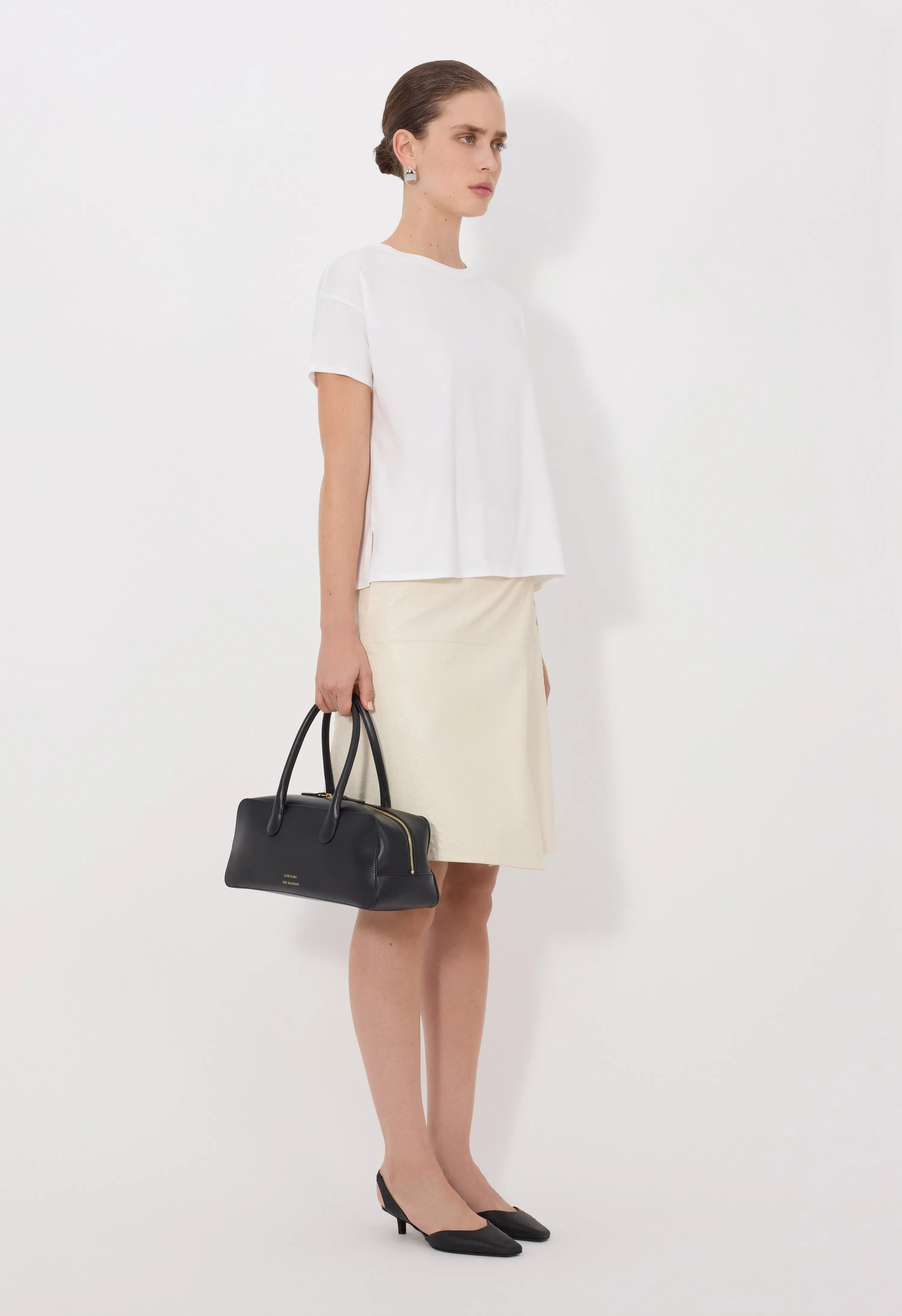 BASILUZZO LDS Boxy fit T-shirt sold by Loulou De Saison product image thumbnail 3