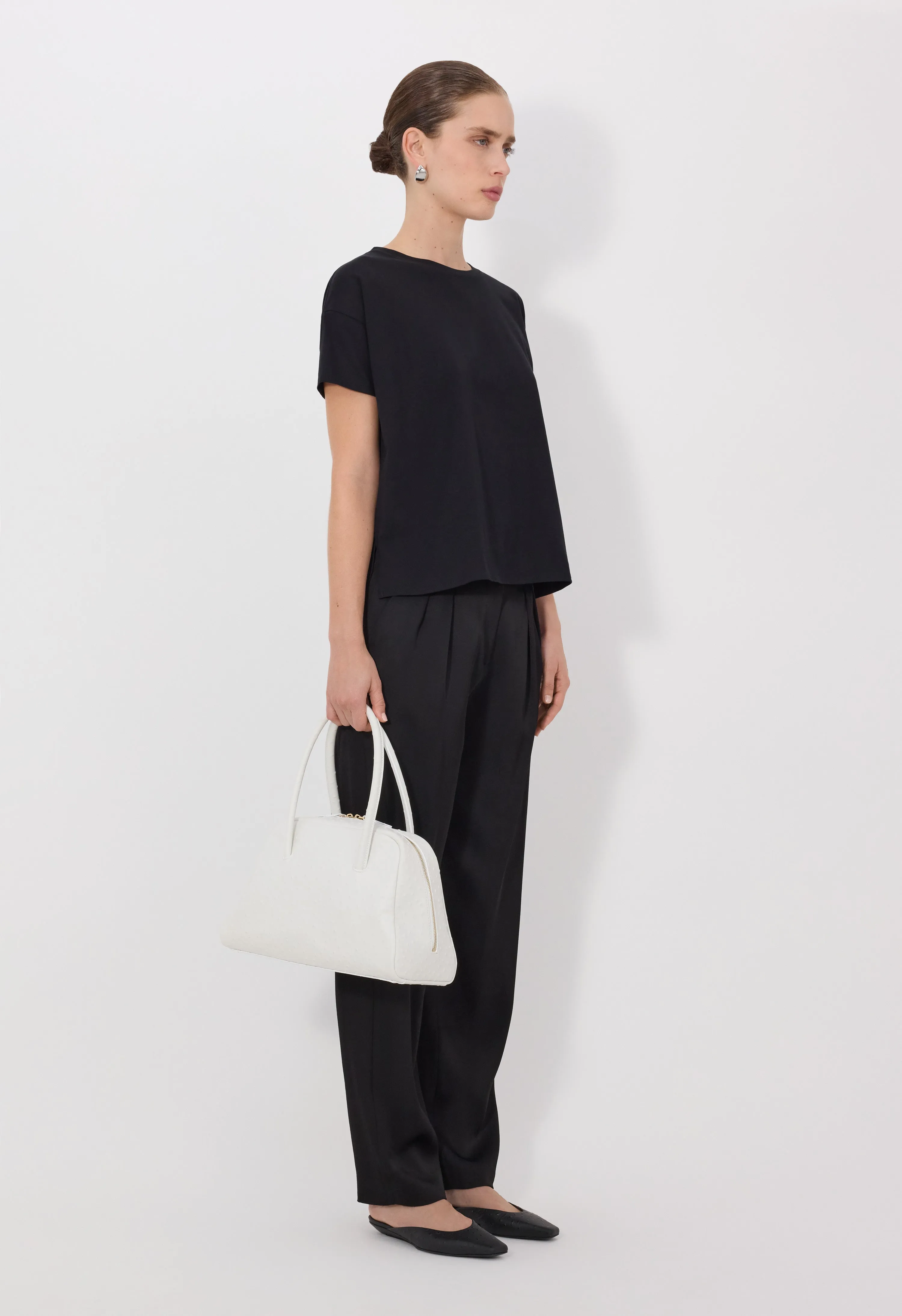 BASILUZZO LDS Boxy fit T-shirt sold by Loulou De Saison product image thumbnail 3