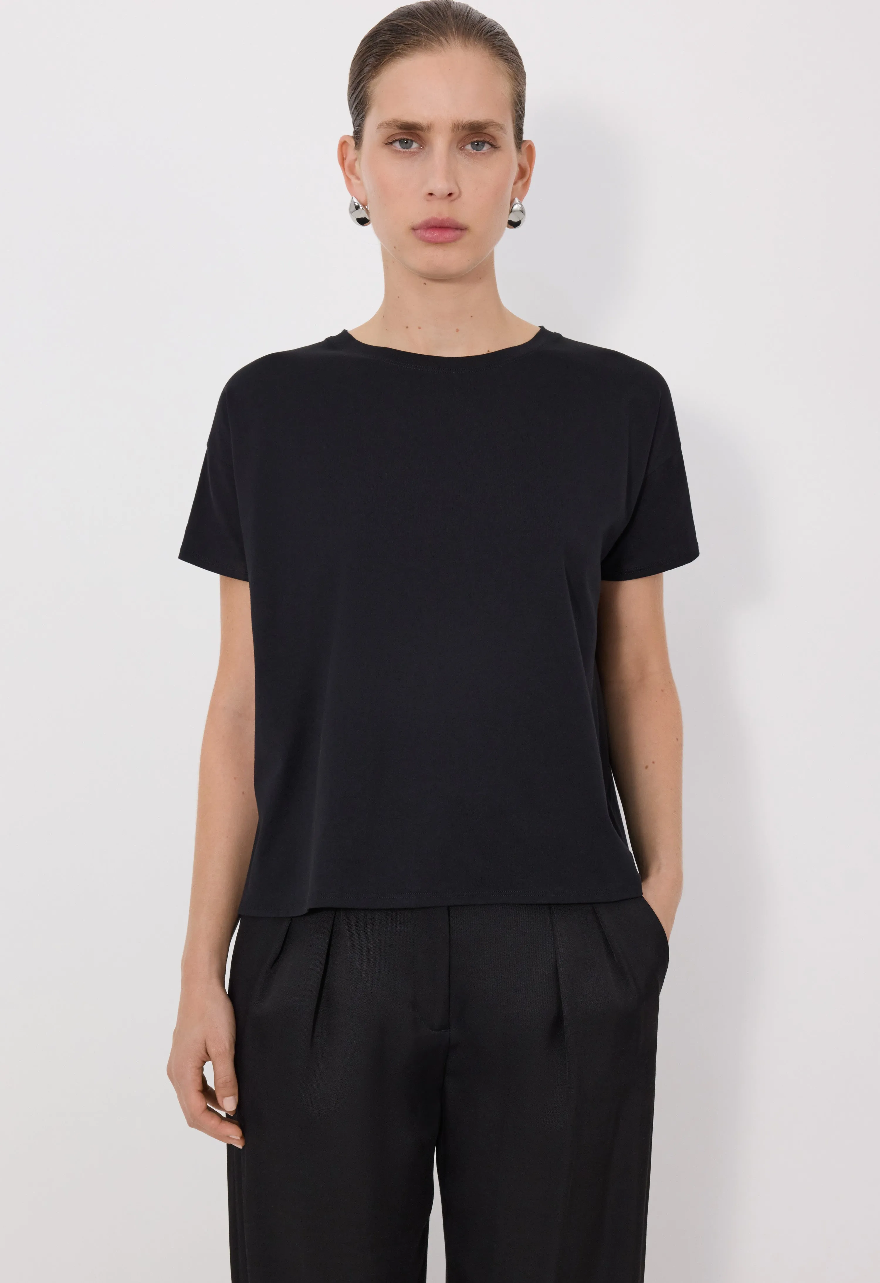 BASILUZZO LDS Boxy fit T-shirt sold by Loulou De Saison product image thumbnail 4