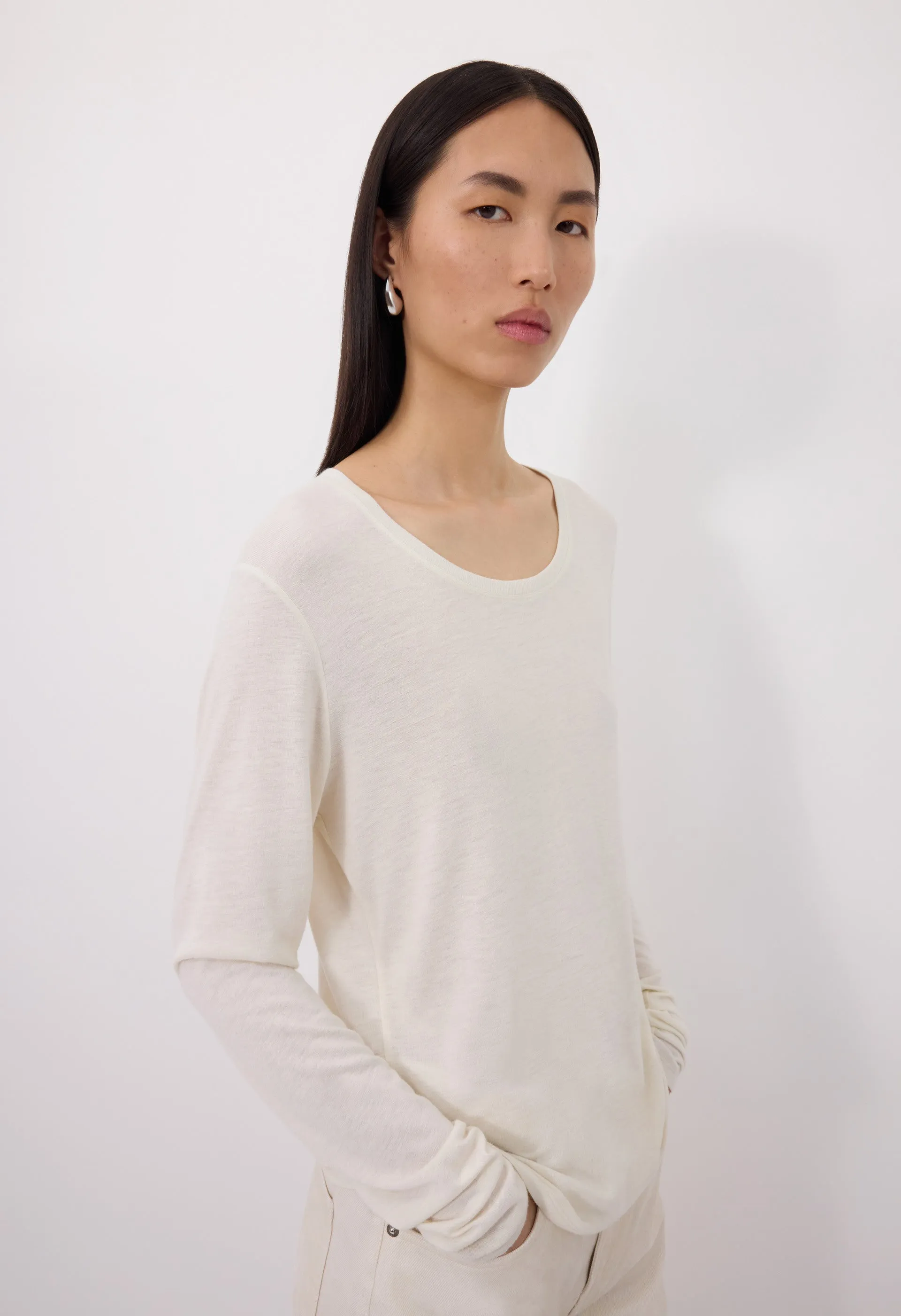 AVA LDS Longsleeve jersey t-shirt sold by Loulou De Saison product image thumbnail 4