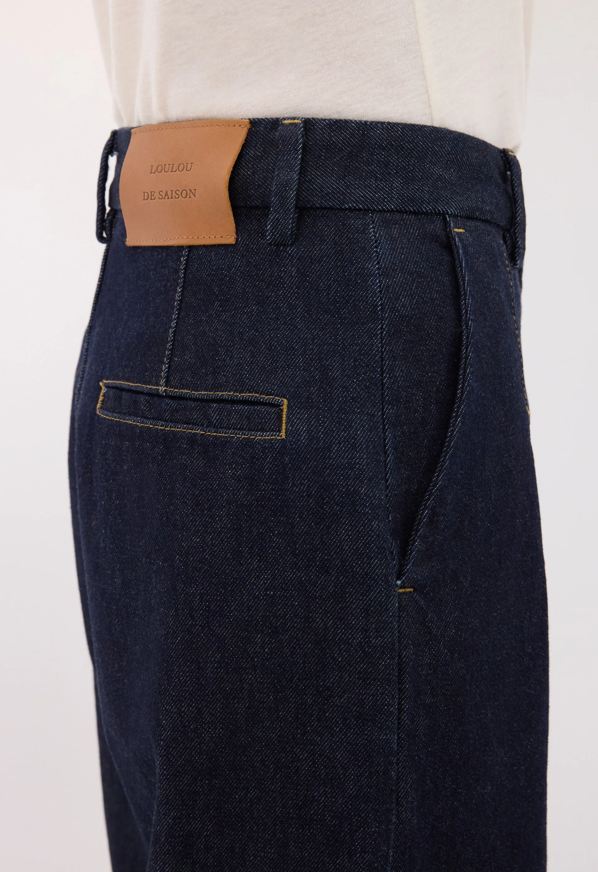 ATTU LDS Pleated jeans sold by Loulou De Saison product image thumbnail 4