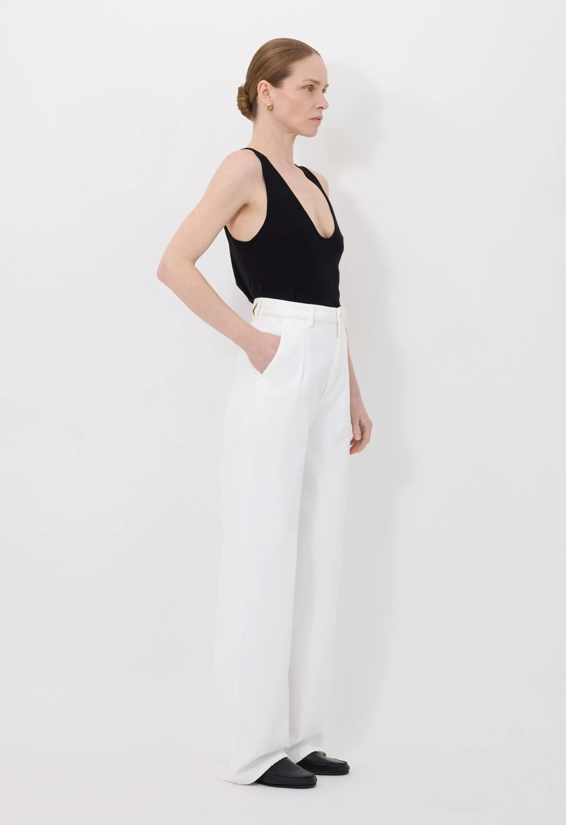 ATTU LDS Pleated jeans sold by Loulou De Saison product image thumbnail 3