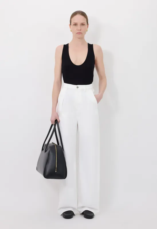 ATTU LDS Pleated jeans made by Loulou De Saison