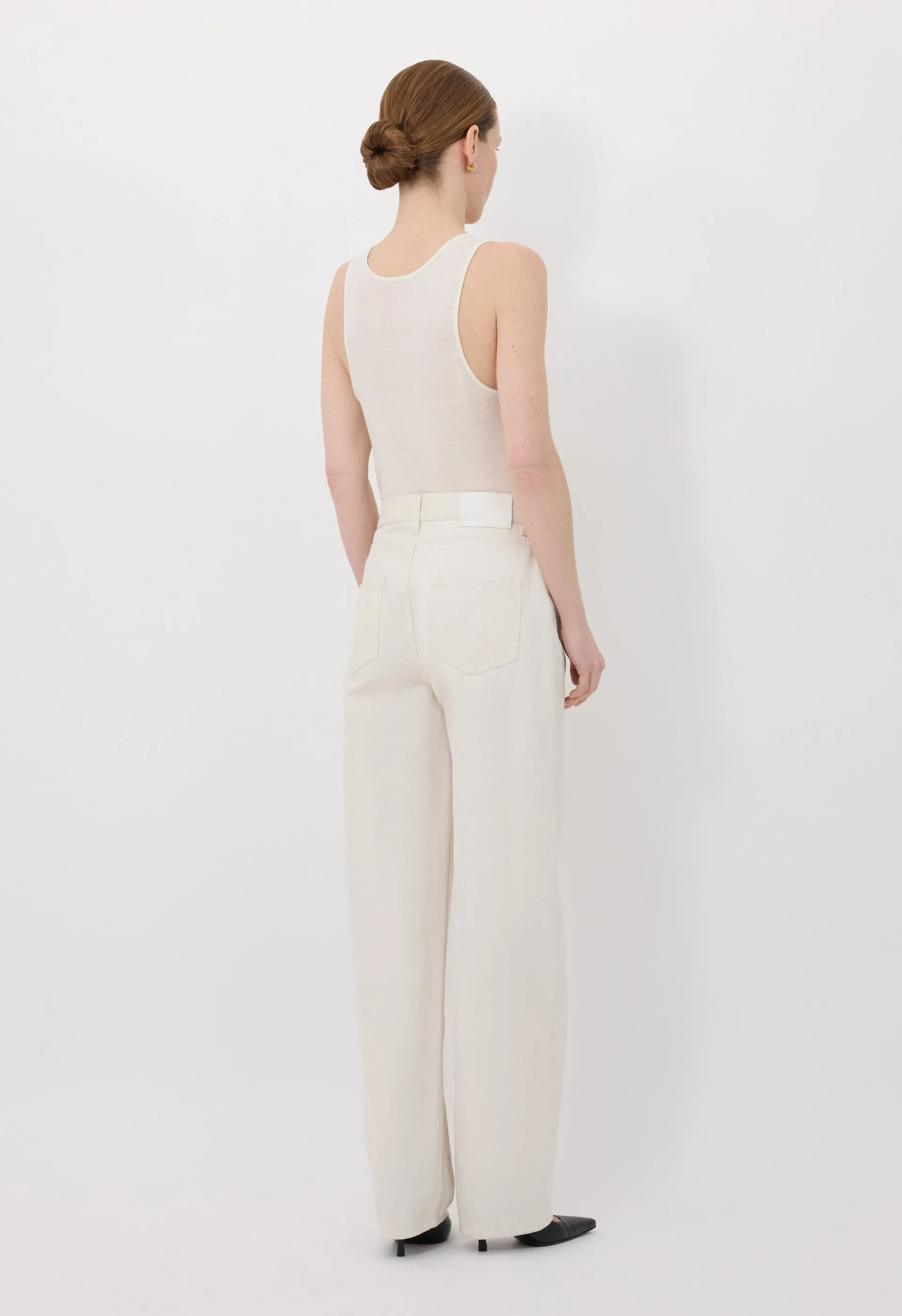 ASMAR Velvet denim jeans sold by Loulou De Saison product image thumbnail 5