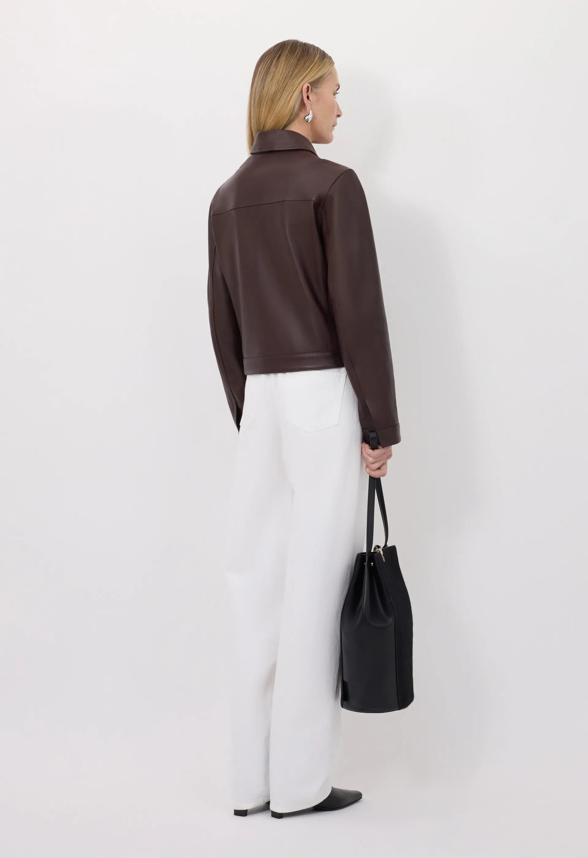 ASCOT Leather jacket sold by Loulou De Saison product image thumbnail 5