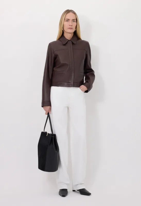 ASCOT Leather jacket made by Loulou De Saison