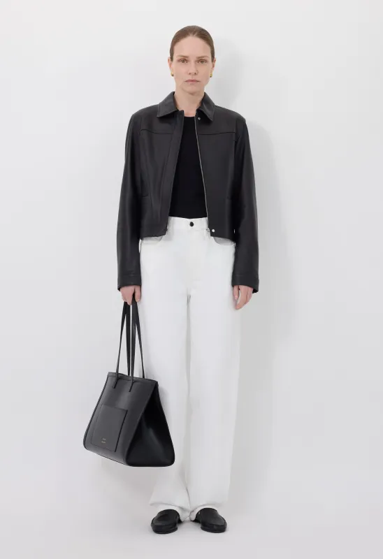 ASCOT Leather jacket made by Loulou De Saison