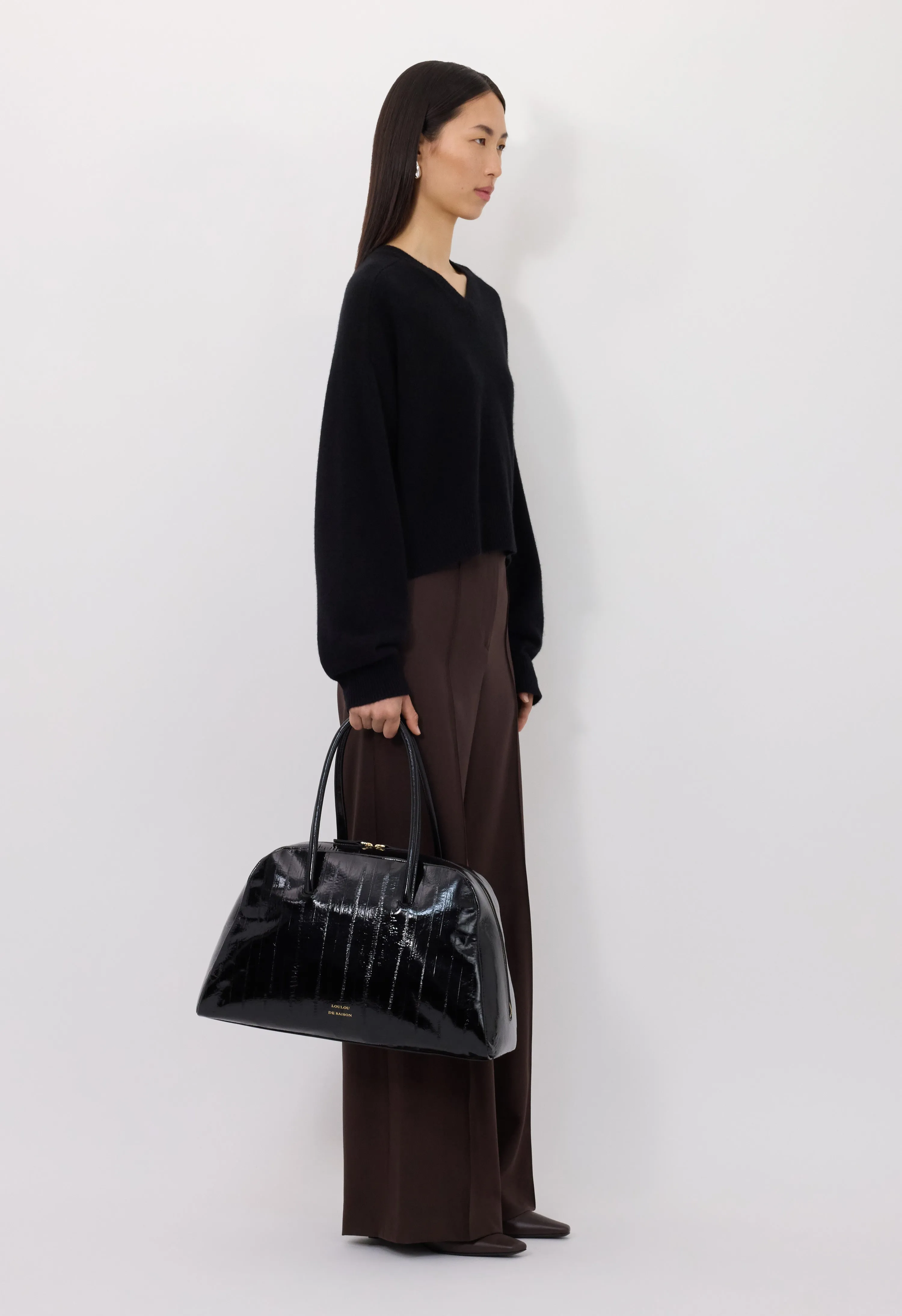 ANZOR LDS Cashmere V neck sweater sold by Loulou De Saison product image thumbnail 3