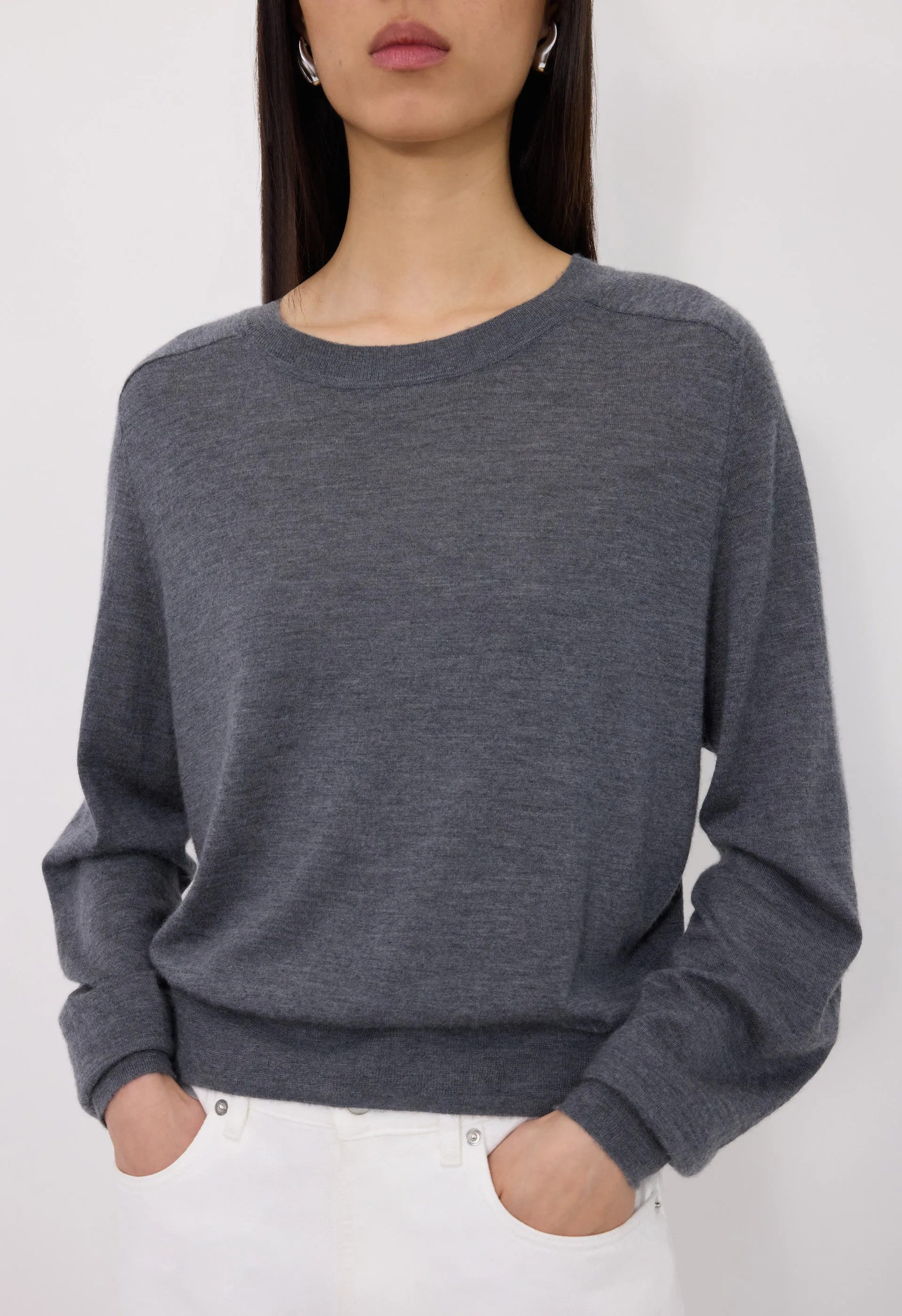 ANGUS Cashmere crew neck sweater sold by Loulou De Saison product image thumbnail 4