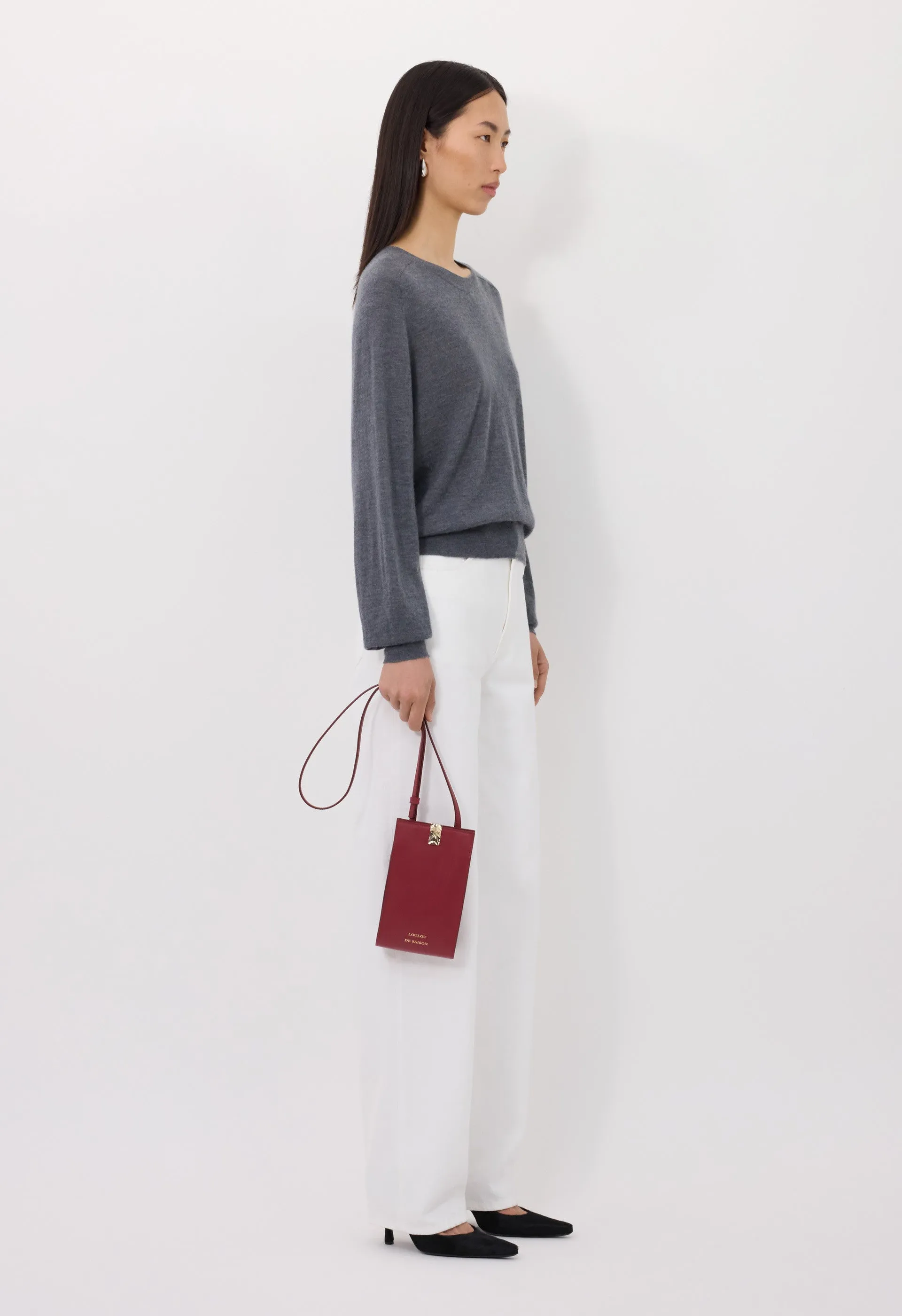 ANGUS Cashmere crew neck sweater sold by Loulou De Saison product image thumbnail 3