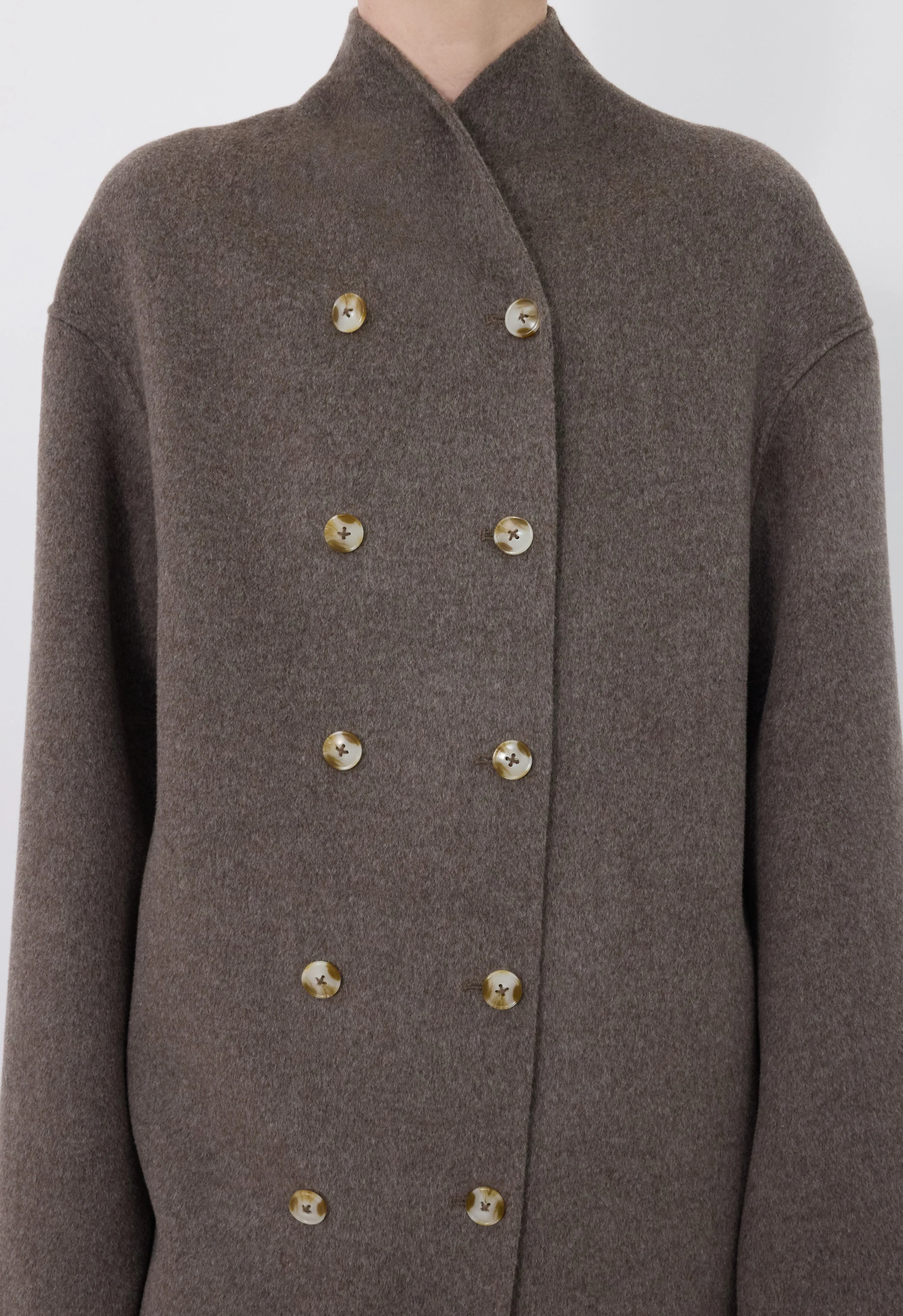 AMORY Cashmere drap long coat sold by Loulou De Saison product image thumbnail 4