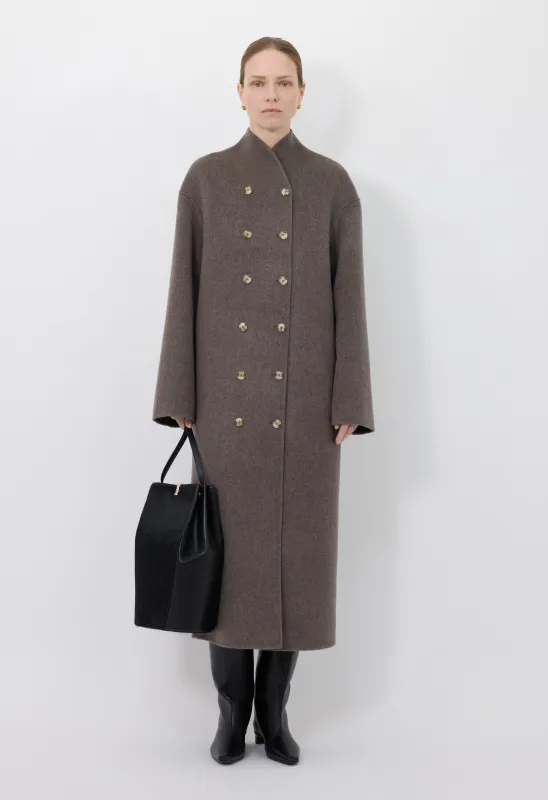 AMORY Cashmere drap long coat sold by Loulou De Saison
