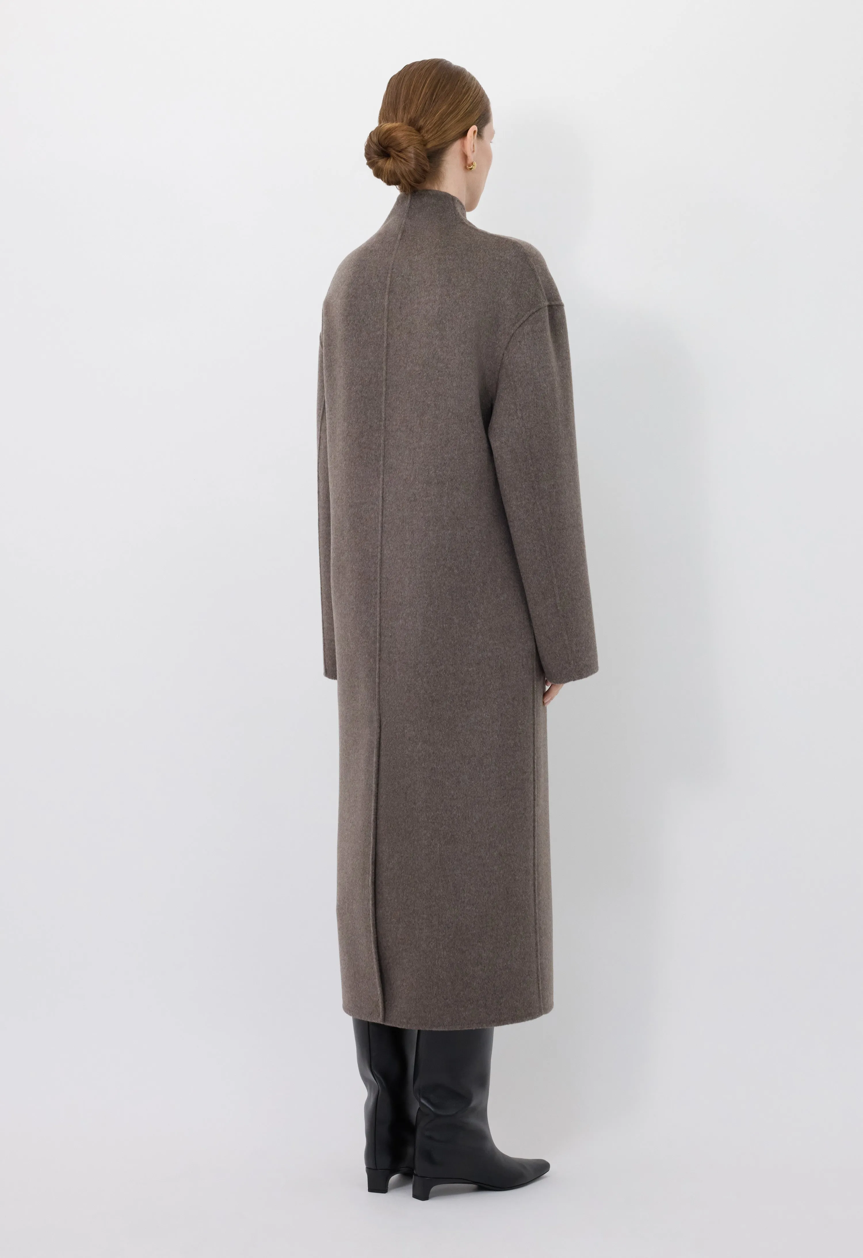AMORY Cashmere drap long coat sold by Loulou De Saison product image thumbnail 5