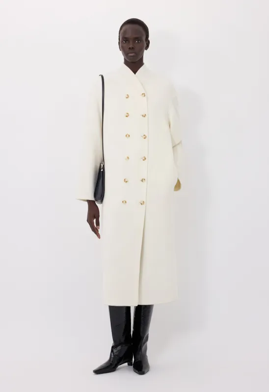 AMORY Cashmere drap long coat sold by Loulou De Saison