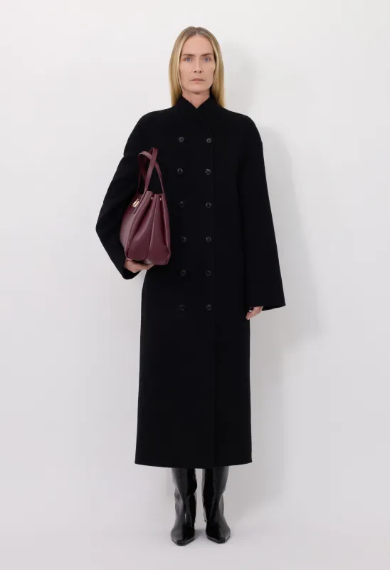 AMORY Cashmere drap long coat sold by Loulou De Saison