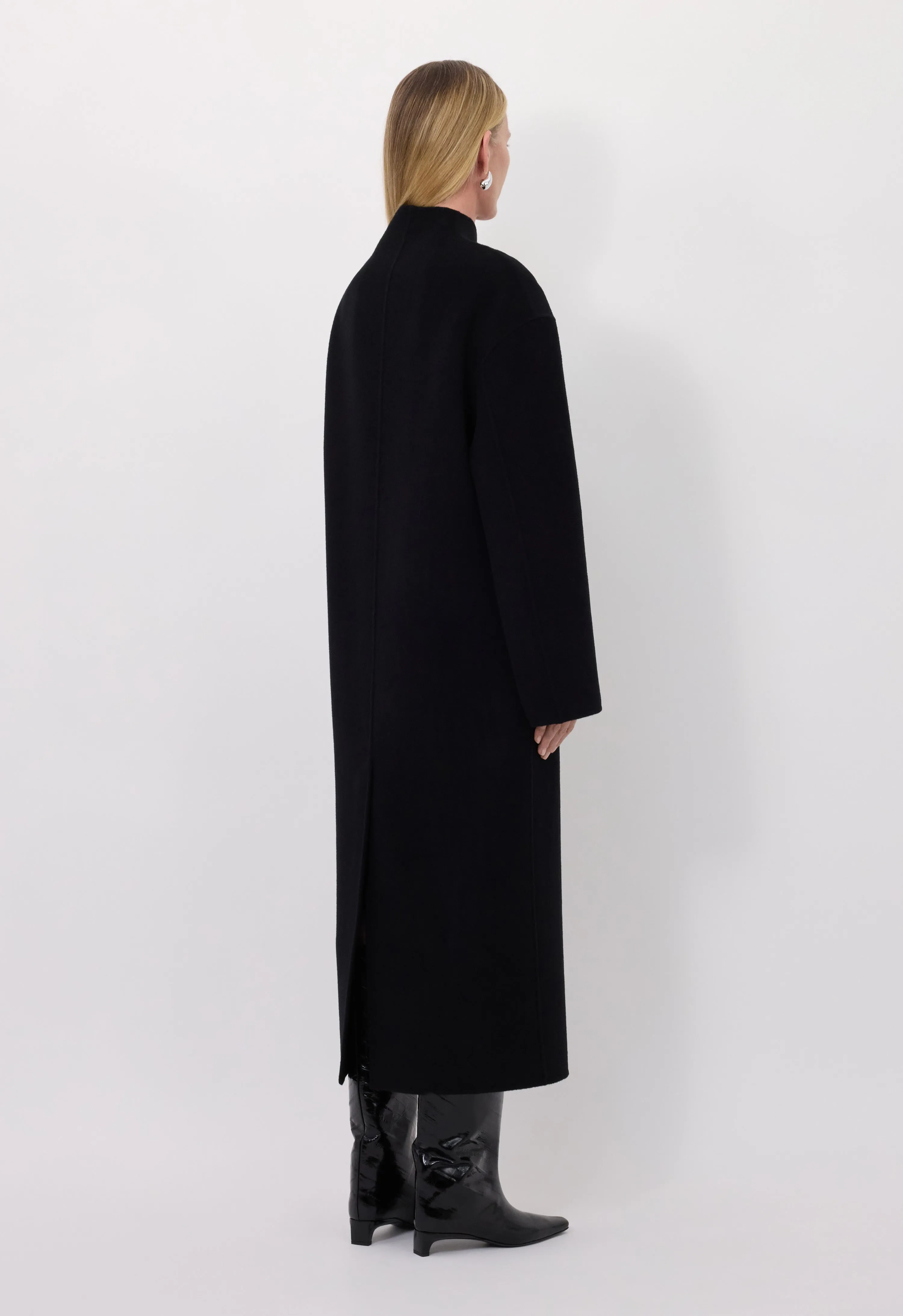 AMORY Cashmere drap long coat sold by Loulou De Saison product image thumbnail 5