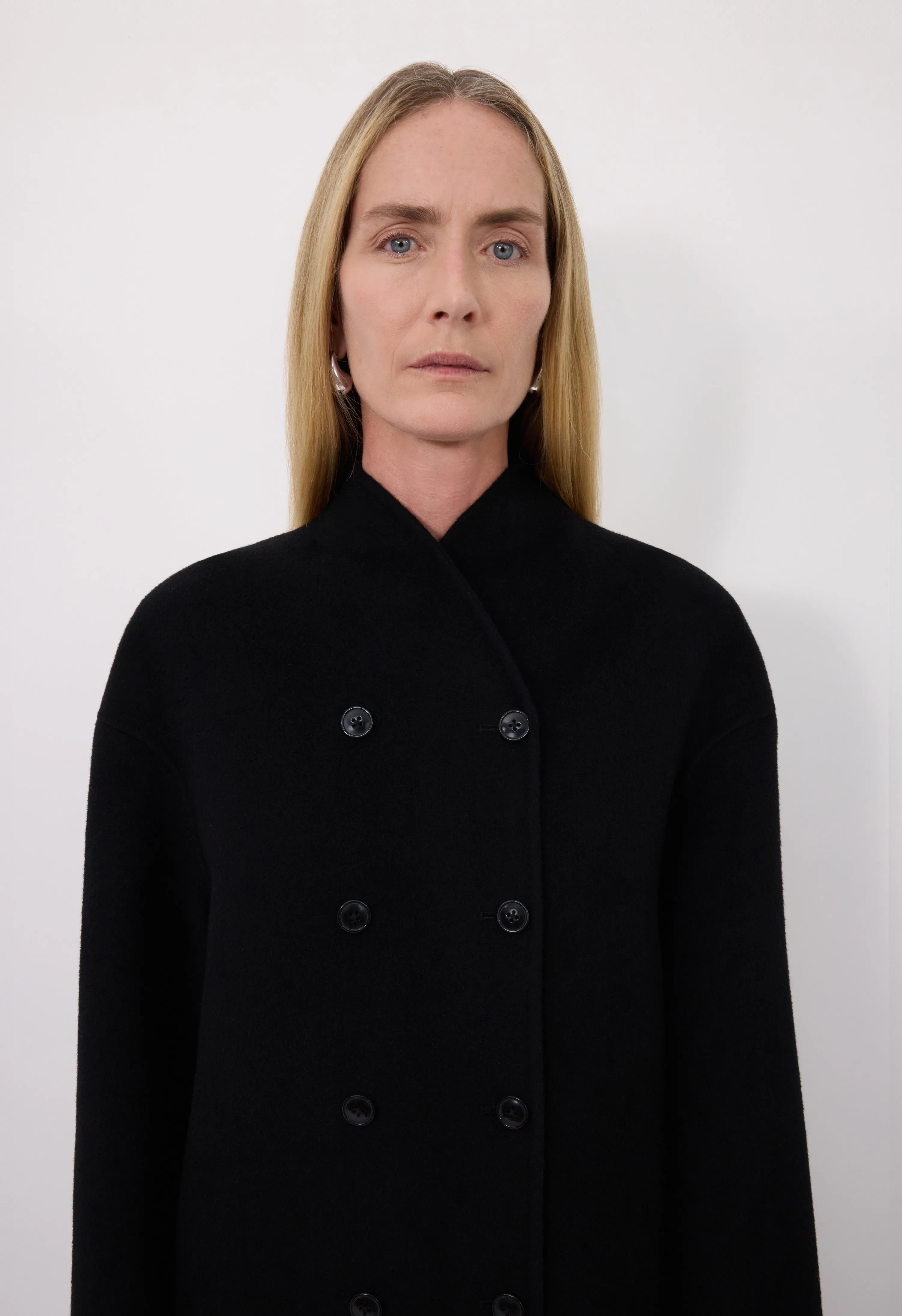 AMORY Cashmere drap long coat sold by Loulou De Saison product image thumbnail 4